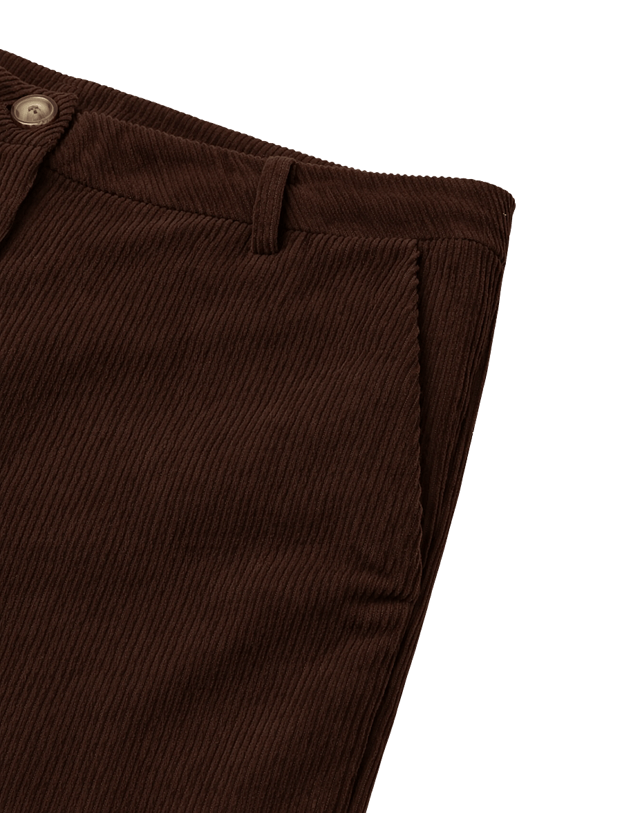 STUDIO FEDER - OLINE PANTS - dark brown - 4