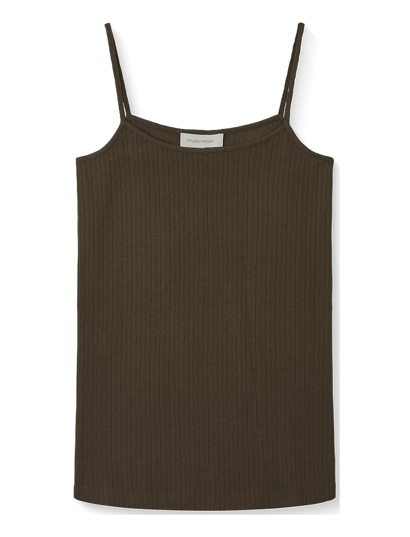 STUDIO FEDER - CLARA TOP - tanktops - black - 0