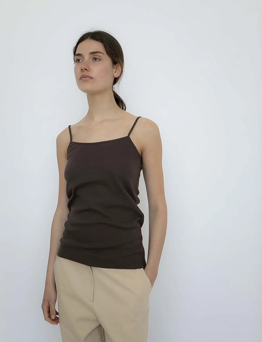 STUDIO FEDER - CLARA TOP - Ärmellose tops - black - 4