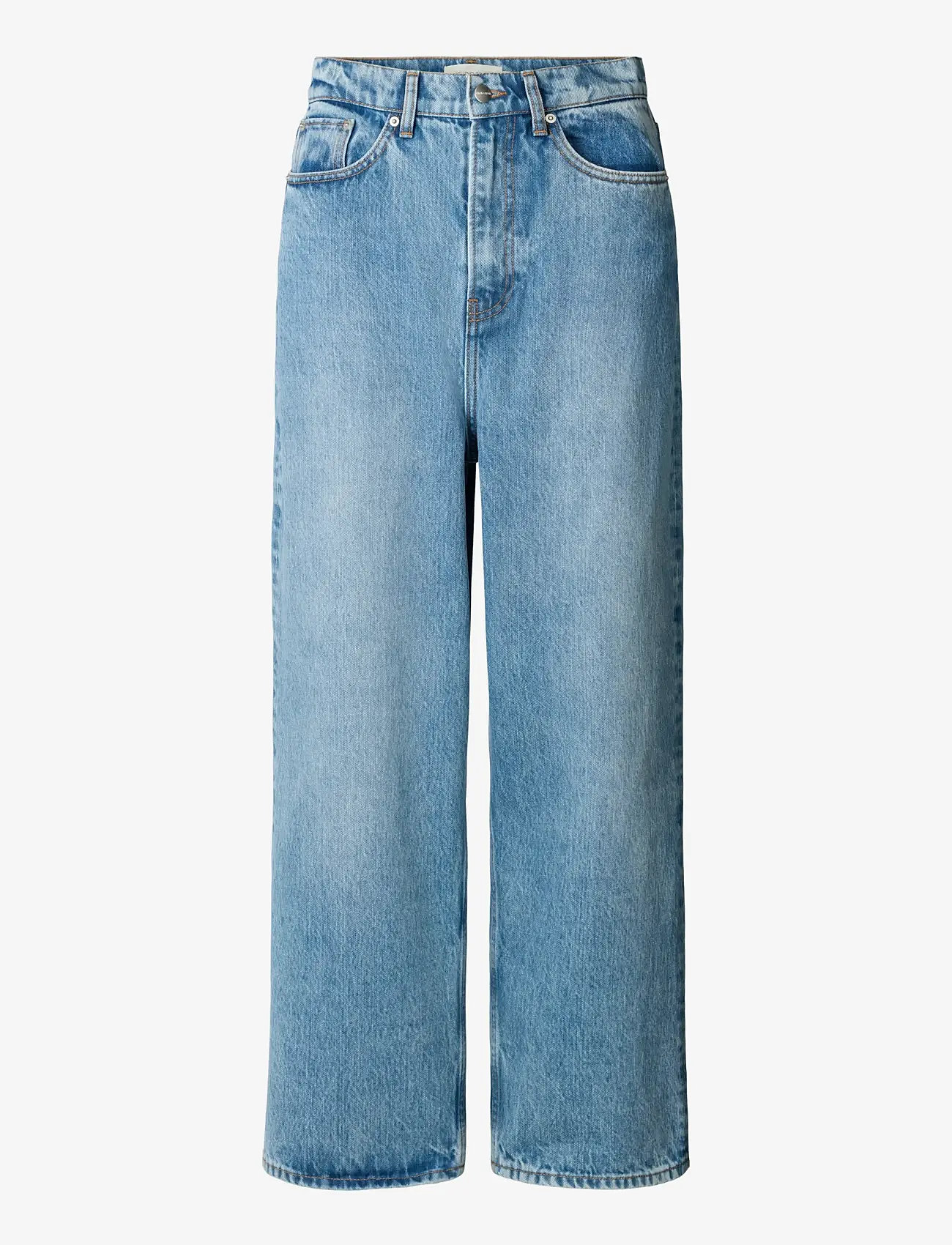 STUDIO FEDER - EVELYN JEANS - brede jeans - blue wash - 1
