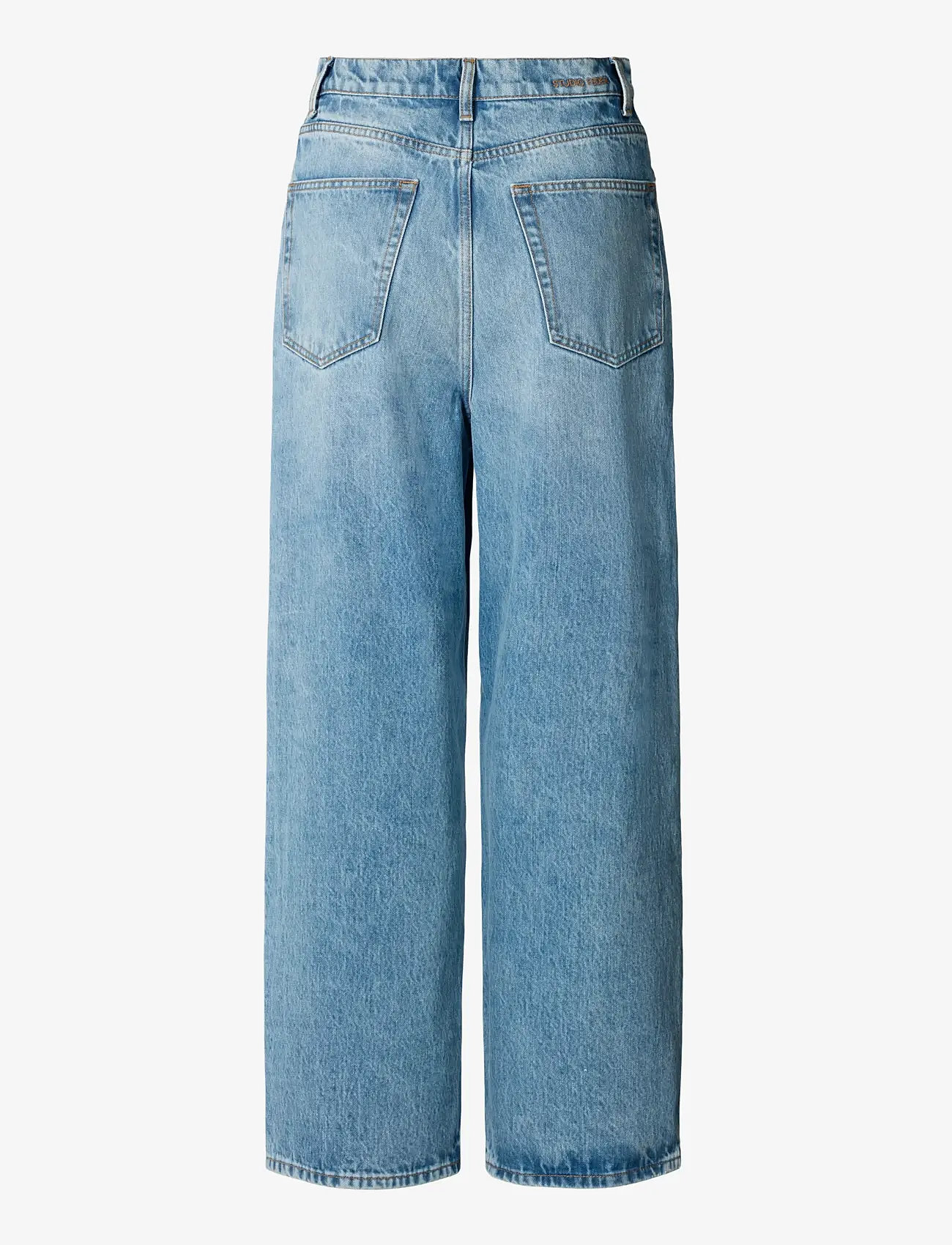 STUDIO FEDER - EVELYN JEANS - brede jeans - blue wash - 2