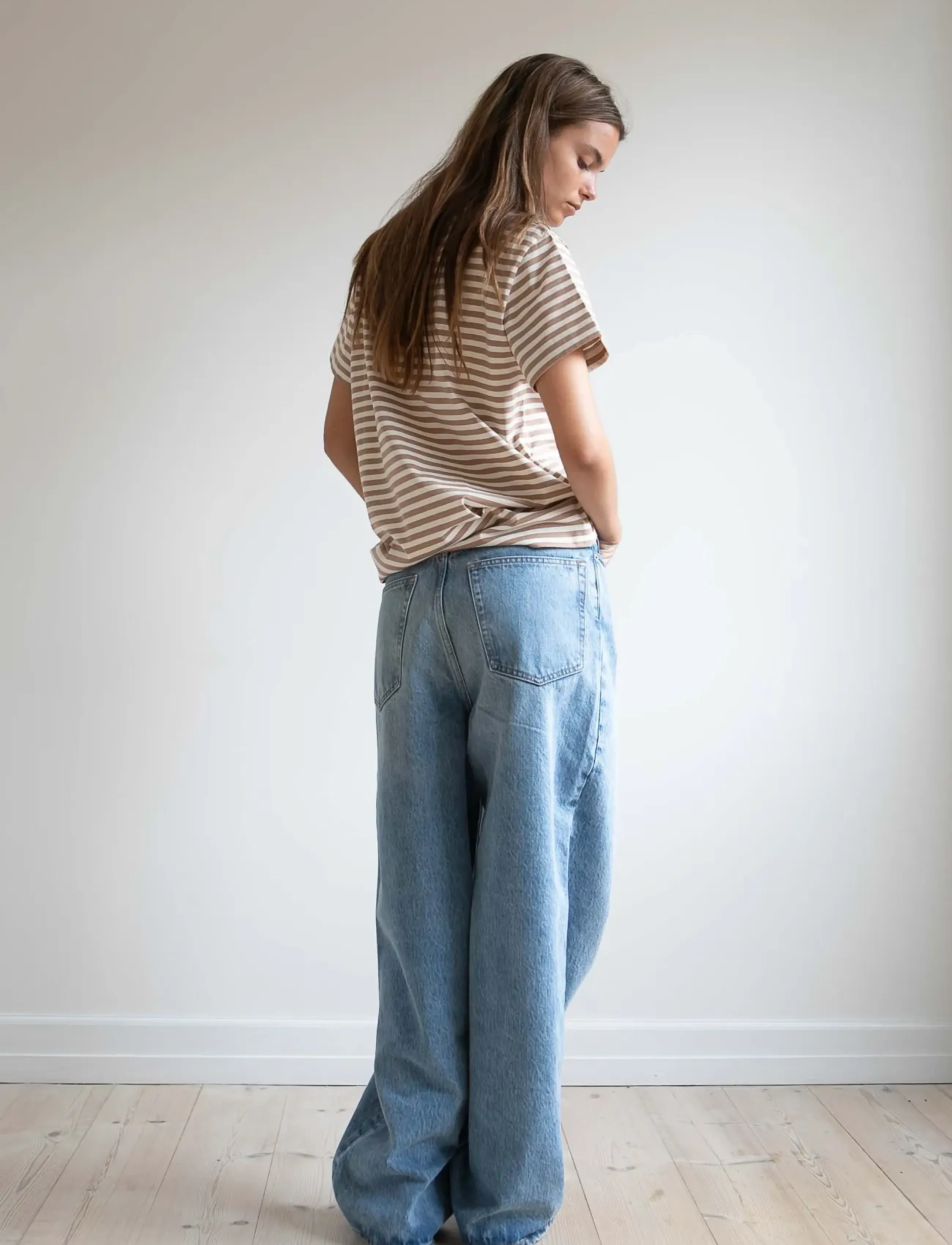 STUDIO FEDER - EVELYN JEANS - laia säärega teksad - blue wash - 4
