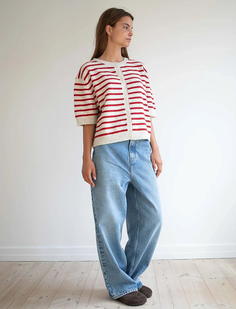 STUDIO FEDER - EVELYN JEANS - laia säärega teksad - blue wash - 5