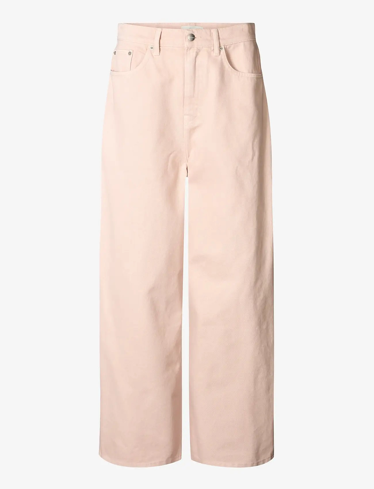 STUDIO FEDER - EVELYN JEANS - hosen mit weitem bein - soft pink - 1
