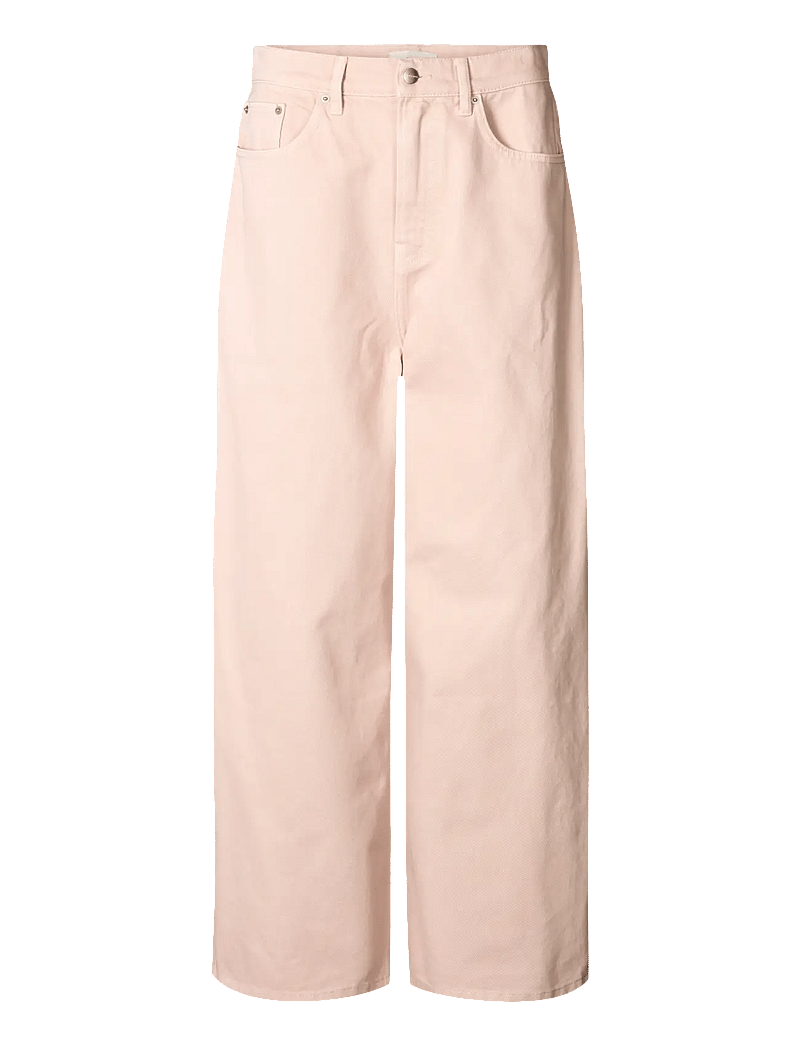 STUDIO FEDER - EVELYN JEANS - hosen mit weitem bein - soft pink - 1