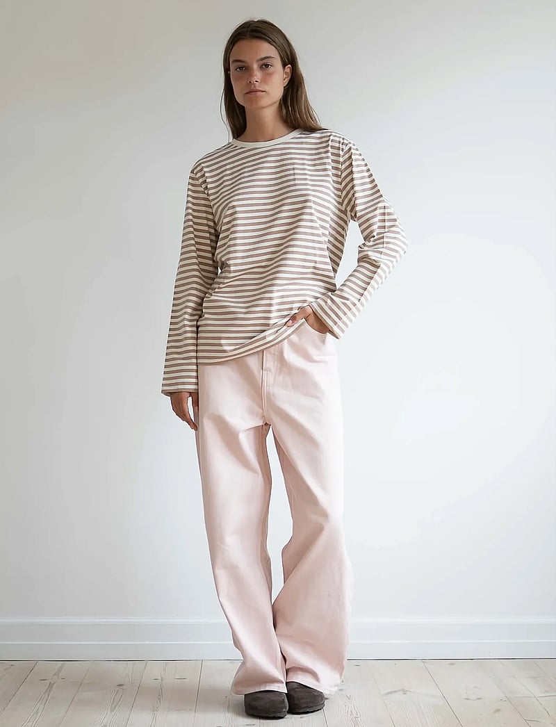 STUDIO FEDER - EVELYN JEANS - hosen mit weitem bein - soft pink - 0