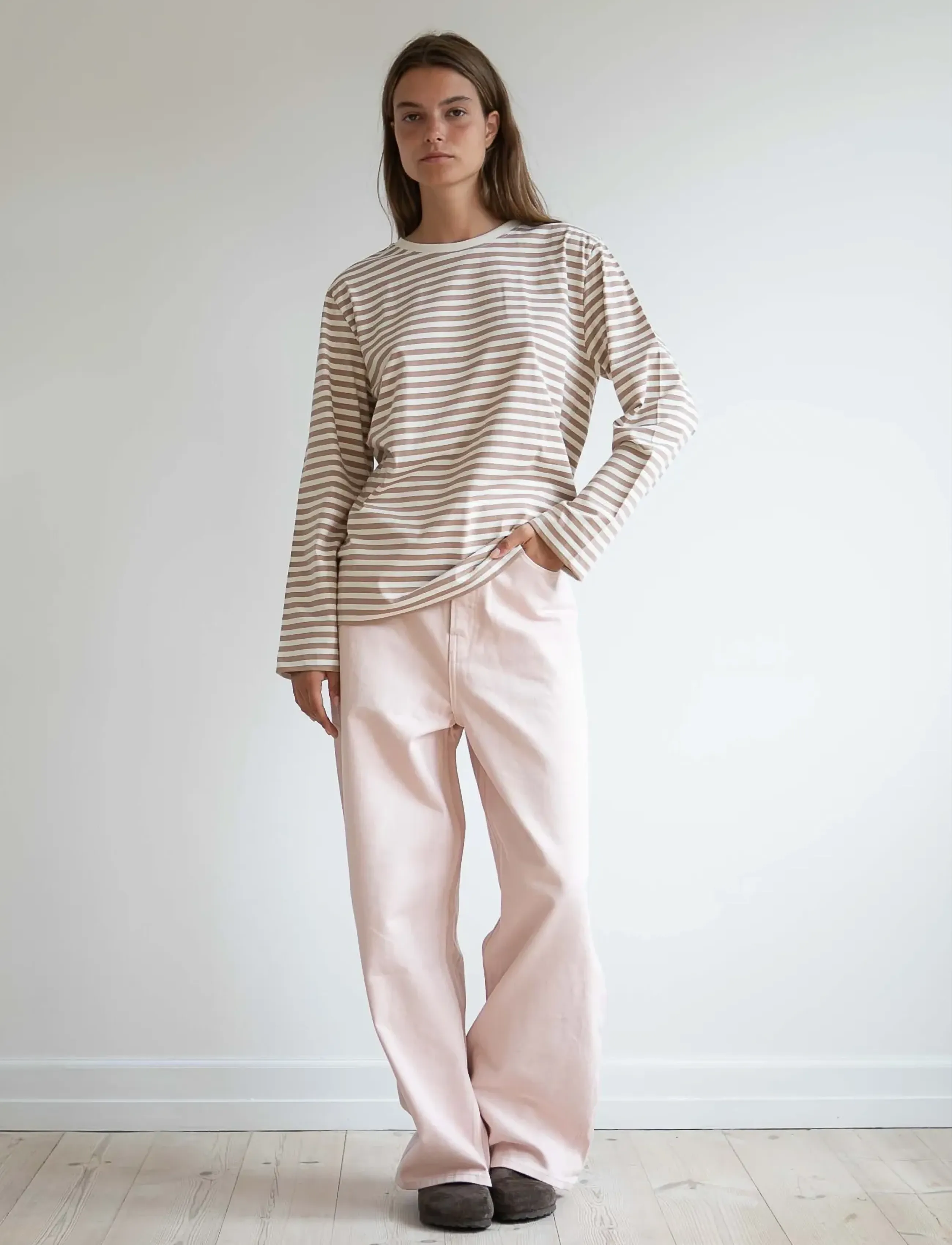 STUDIO FEDER EVELYN JEANS - Tøj - SOFT PINK / pink/rose