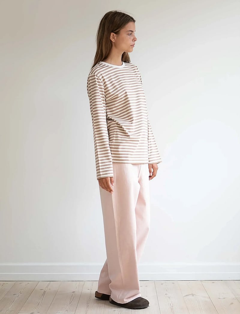 STUDIO FEDER - EVELYN JEANS - hosen mit weitem bein - soft pink - 4