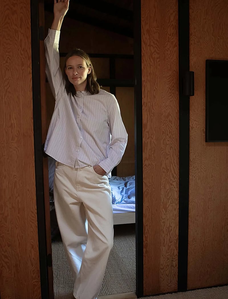 STUDIO FEDER - EVELYN JEANS - hosen mit weitem bein - undyed - 3