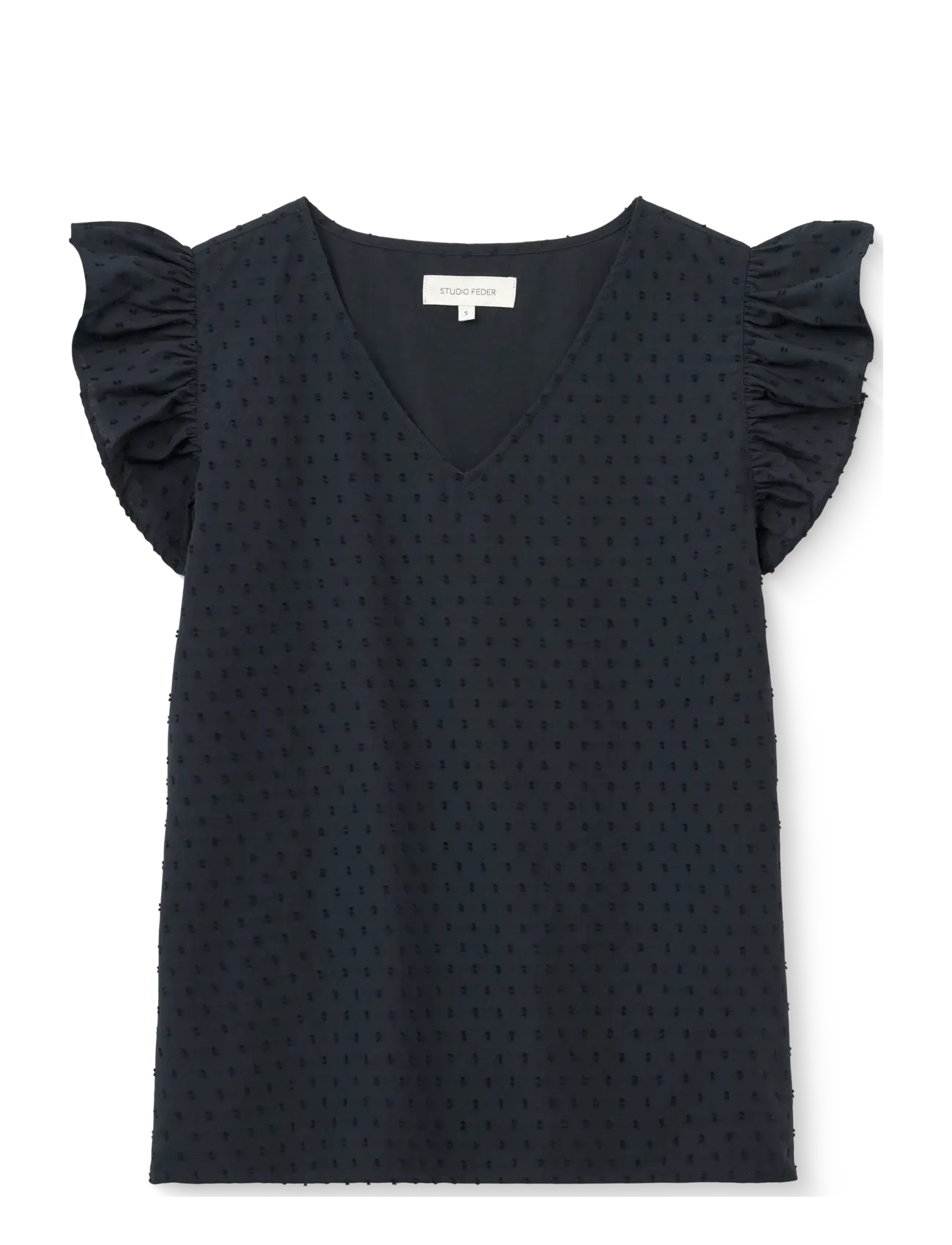STUDIO FEDER Yrsa Oberteil Schwarz - XS - Damen