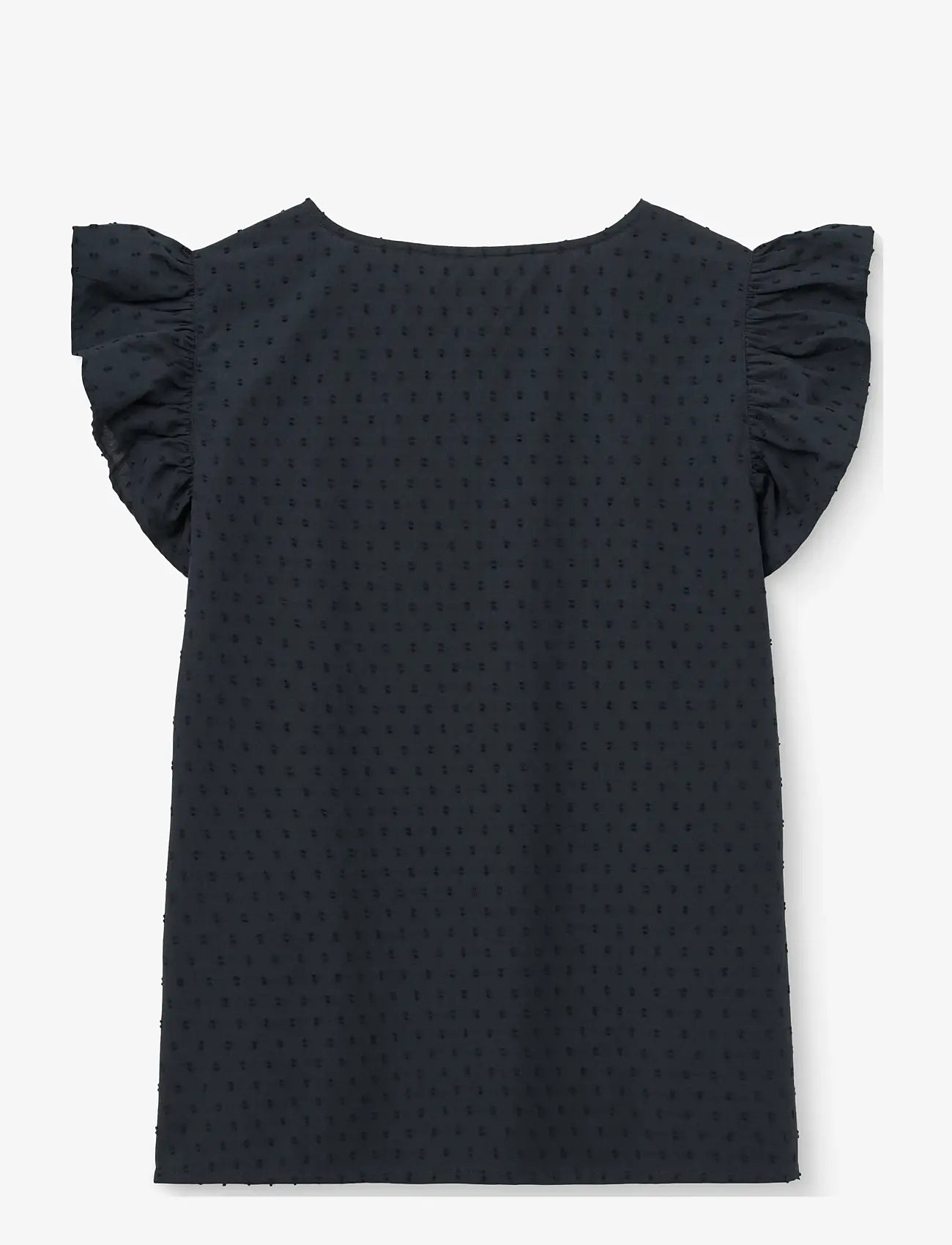 STUDIO FEDER - YRSA TOP - kurzämlige blusen - black - 2