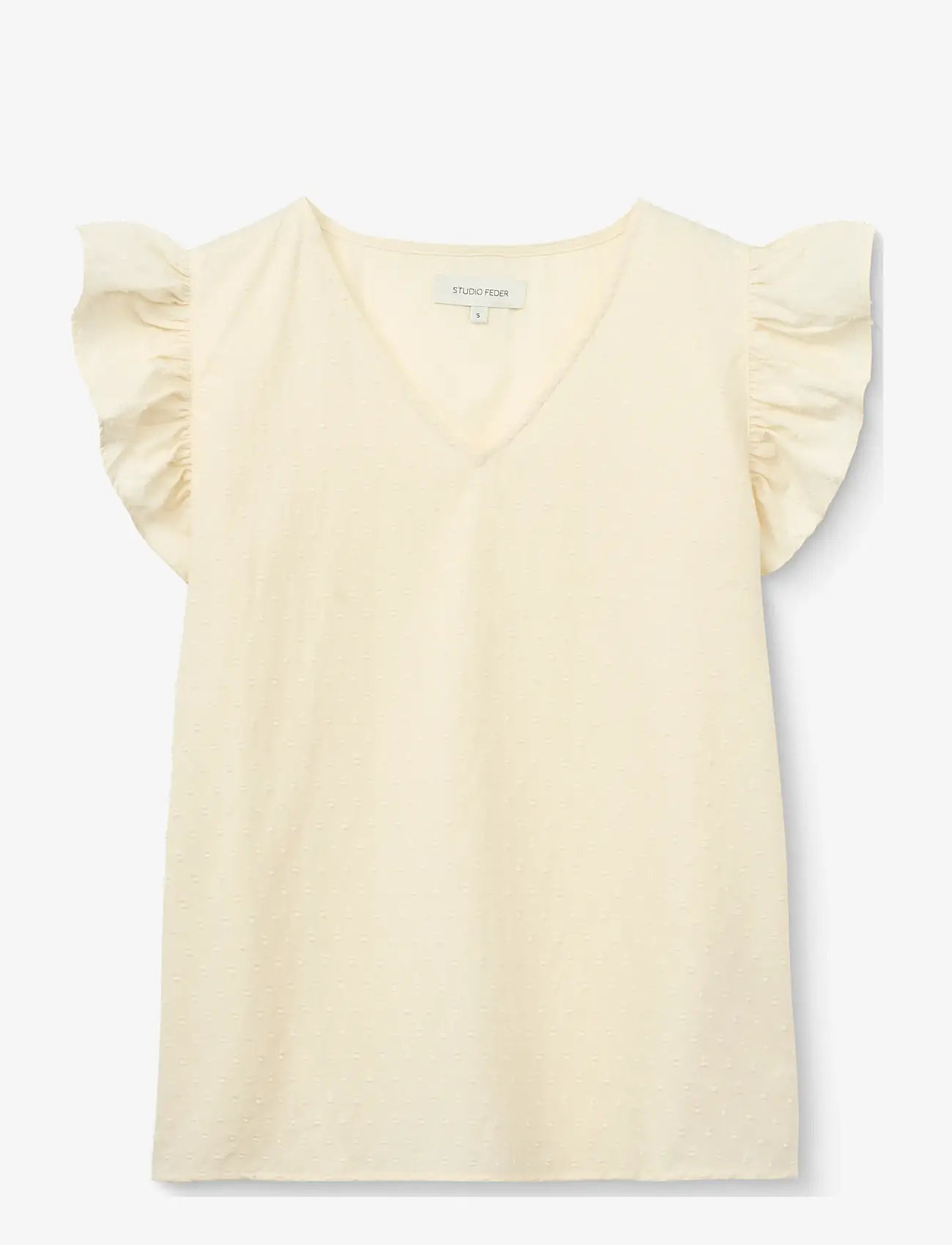 STUDIO FEDER - YRSA TOP - short-sleeved blouses - undyed - 1