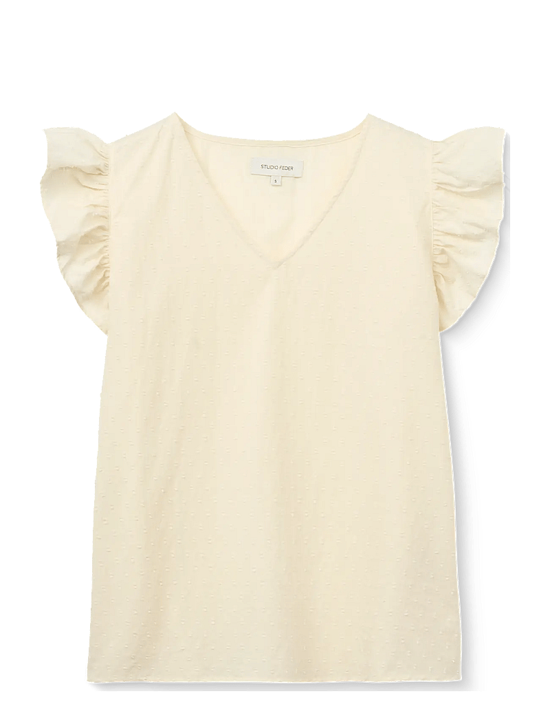 STUDIO FEDER - YRSA TOP - kurzämlige blusen - undyed - 1