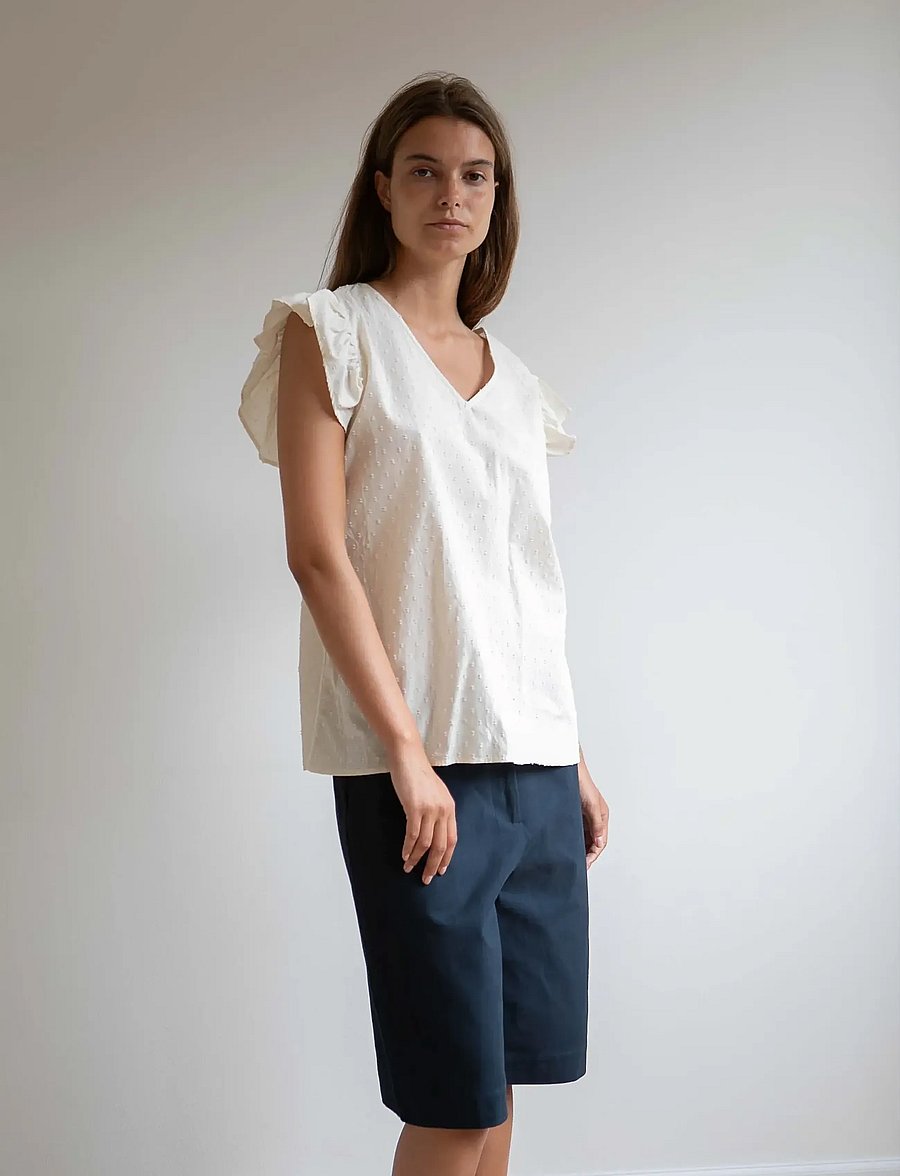 STUDIO FEDER - SYLVIA SHORTS - chino lühikesed püksid - navy - 3