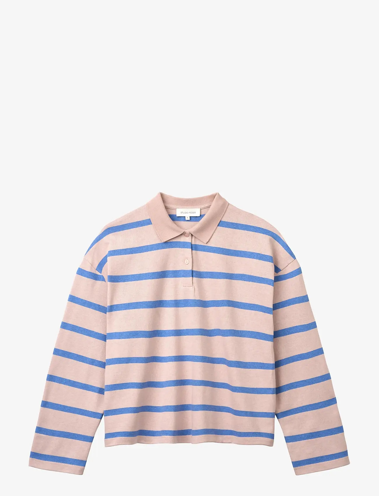 STUDIO FEDER - PAULINE LS POLO - poloshirts - delicacy - 1