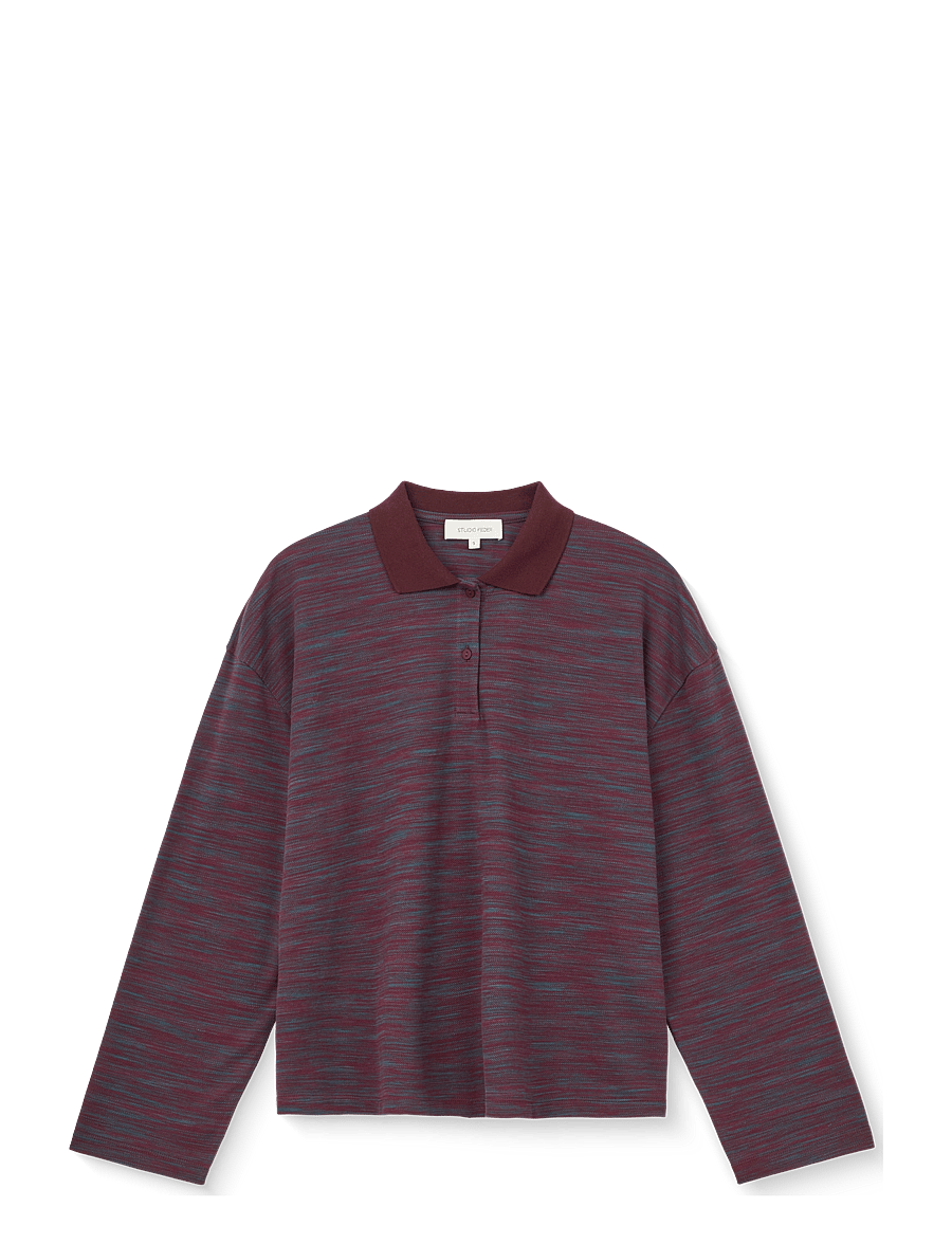 STUDIO FEDER - PAULINE POLO - poloshirts - plum - 1