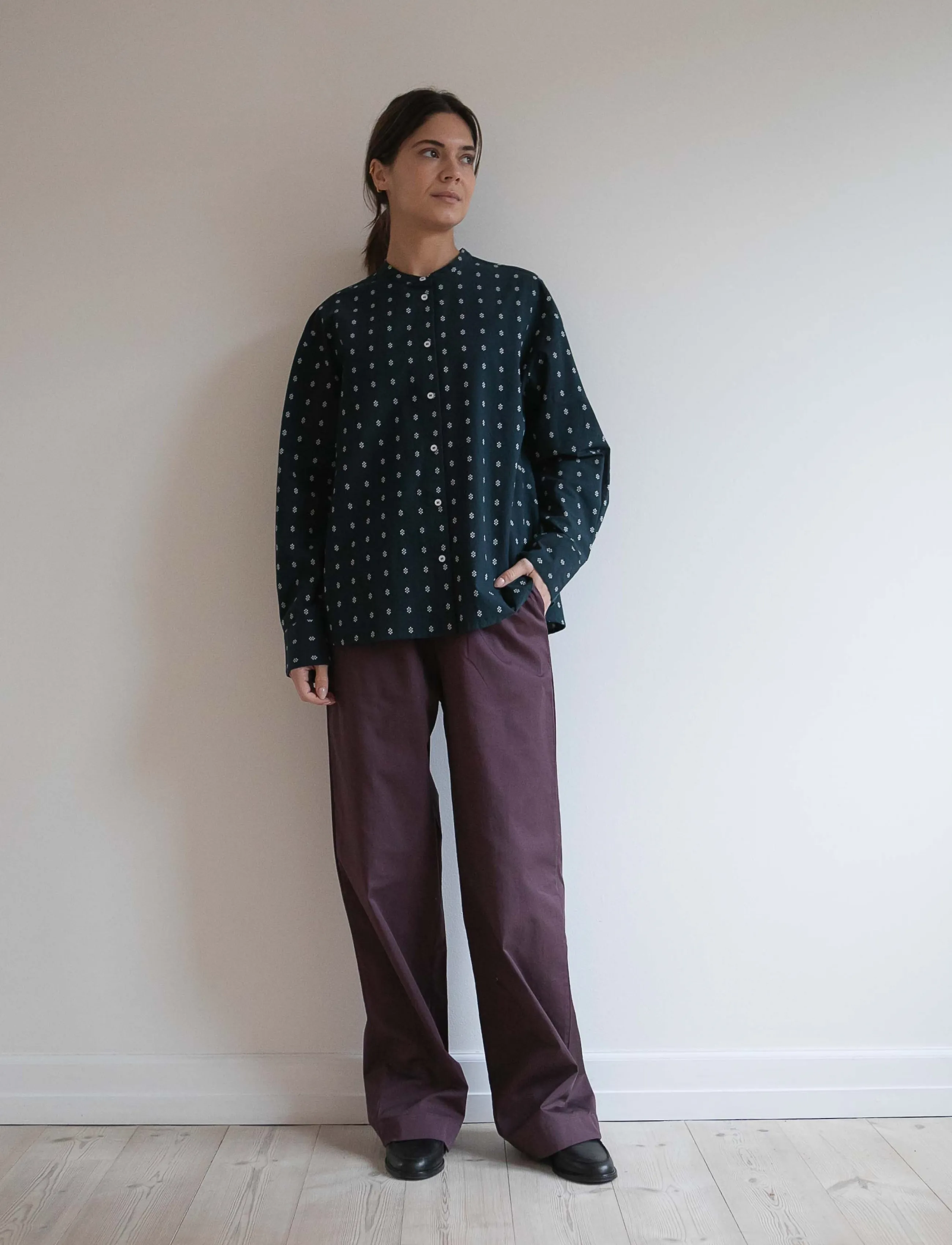 STUDIO FEDER BELLA PANTS - Trousers - BORDEAUX / burgundy