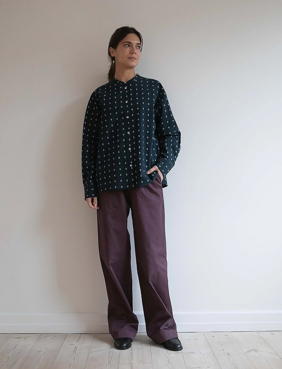 STUDIO FEDER - BELLA PANTS - bordeaux - 0