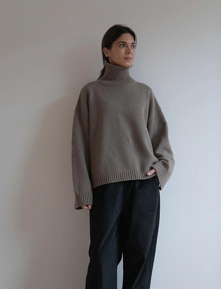 STUDIO FEDER - BELLA PANTS - wide leg trousers - black - 4