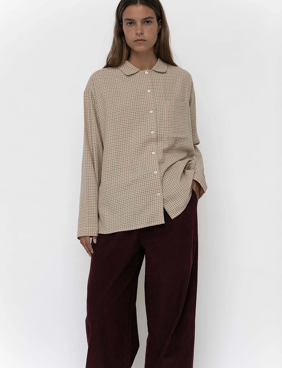 STUDIO FEDER - BELLA PANTS - bukser med brede ben - burgundy - 5