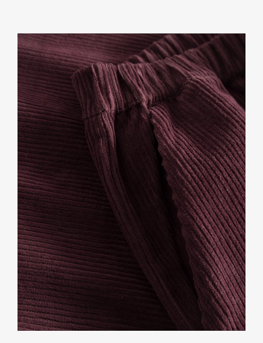 STUDIO FEDER - BELLA PANTS - bukser med brede ben - burgundy - 3