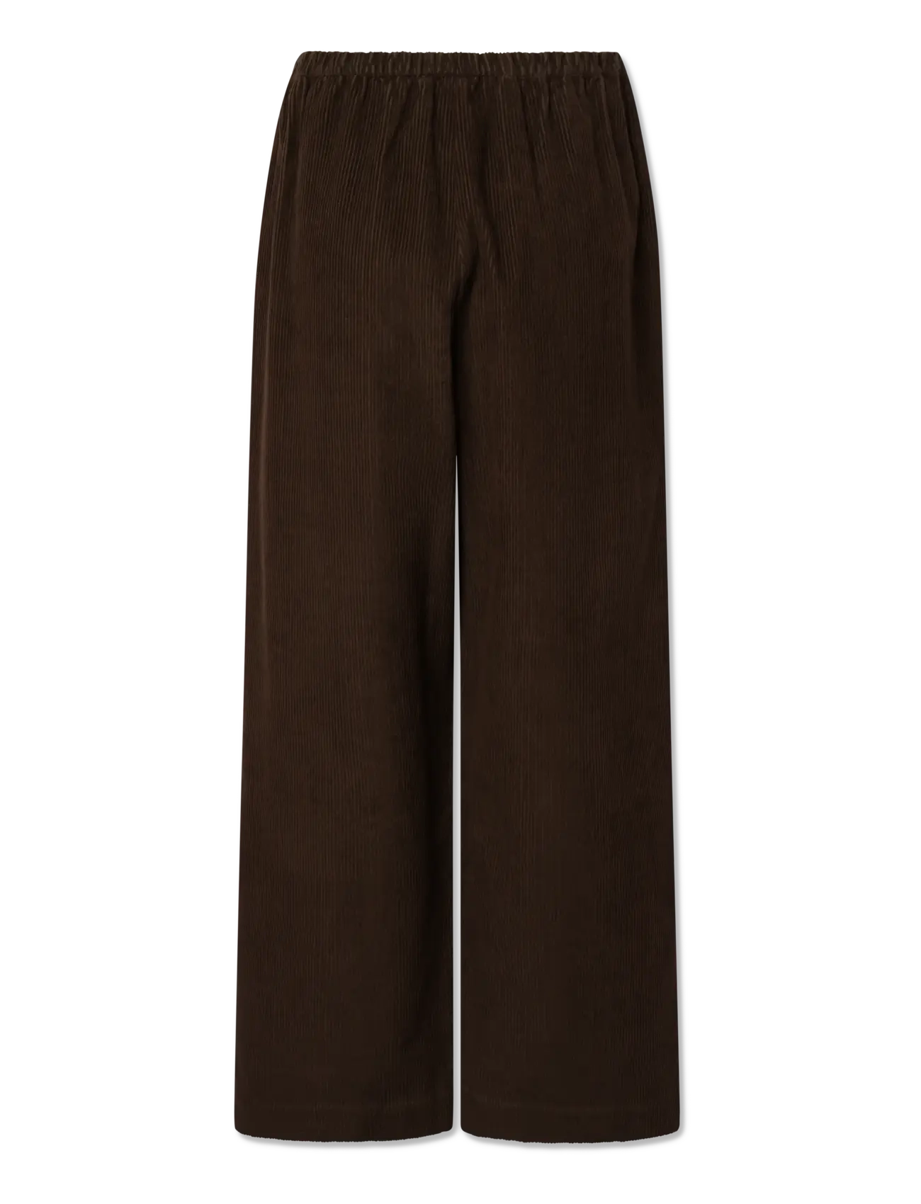 STUDIO FEDER - BELLA PANTS - vide bukser - dark brown - 1