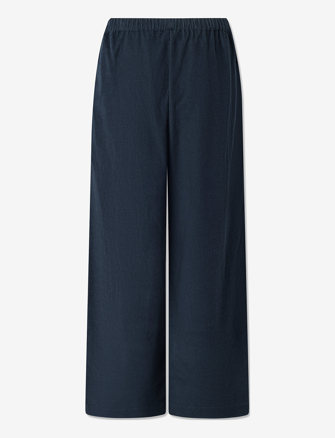 STUDIO FEDER - BELLA PANTS - CORDUROY - laia säärega püksid - navy - 1