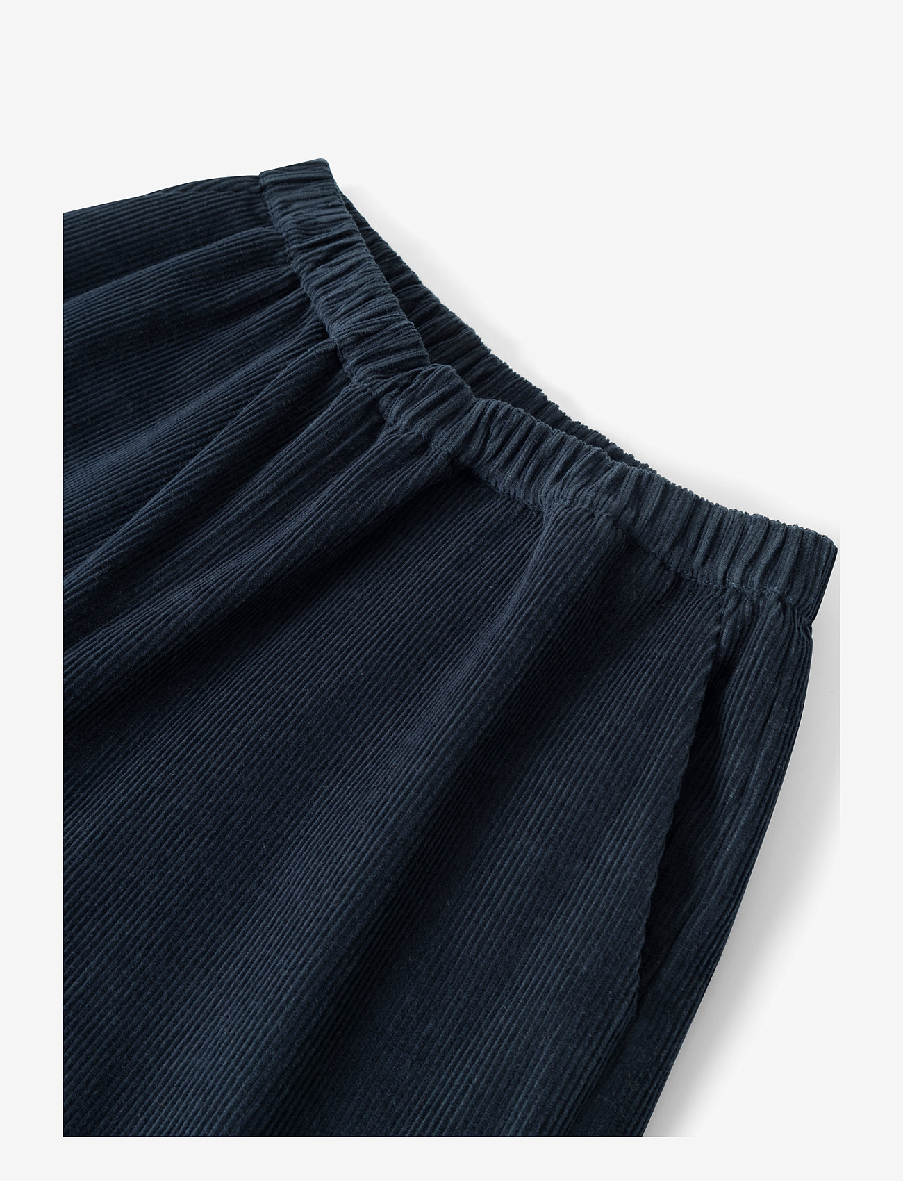STUDIO FEDER - BELLA PANTS - CORDUROY - laia säärega püksid - navy - 2