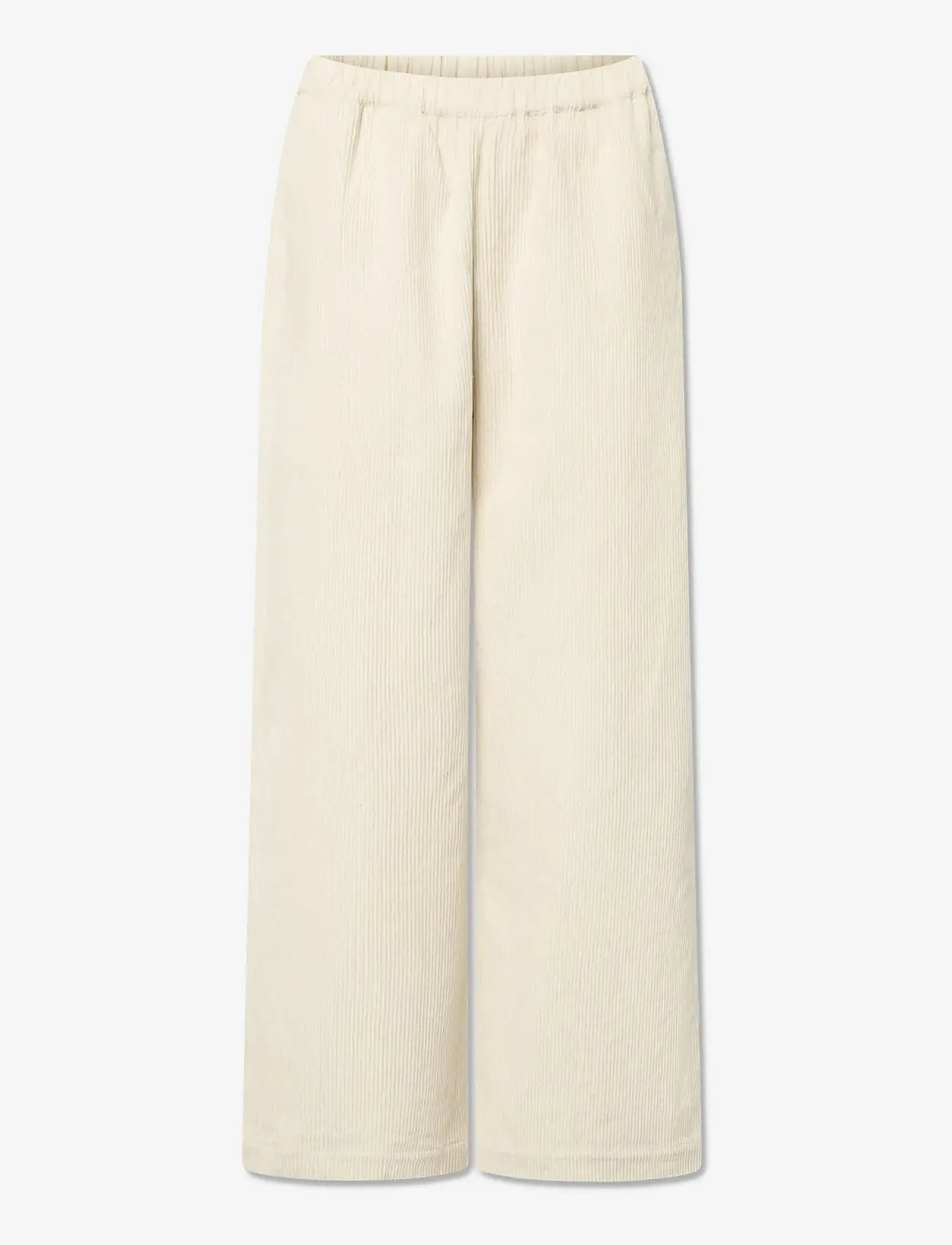 STUDIO FEDER - BELLA PANTS - CORDUROY - hosen mit weitem bein - undyed - 0