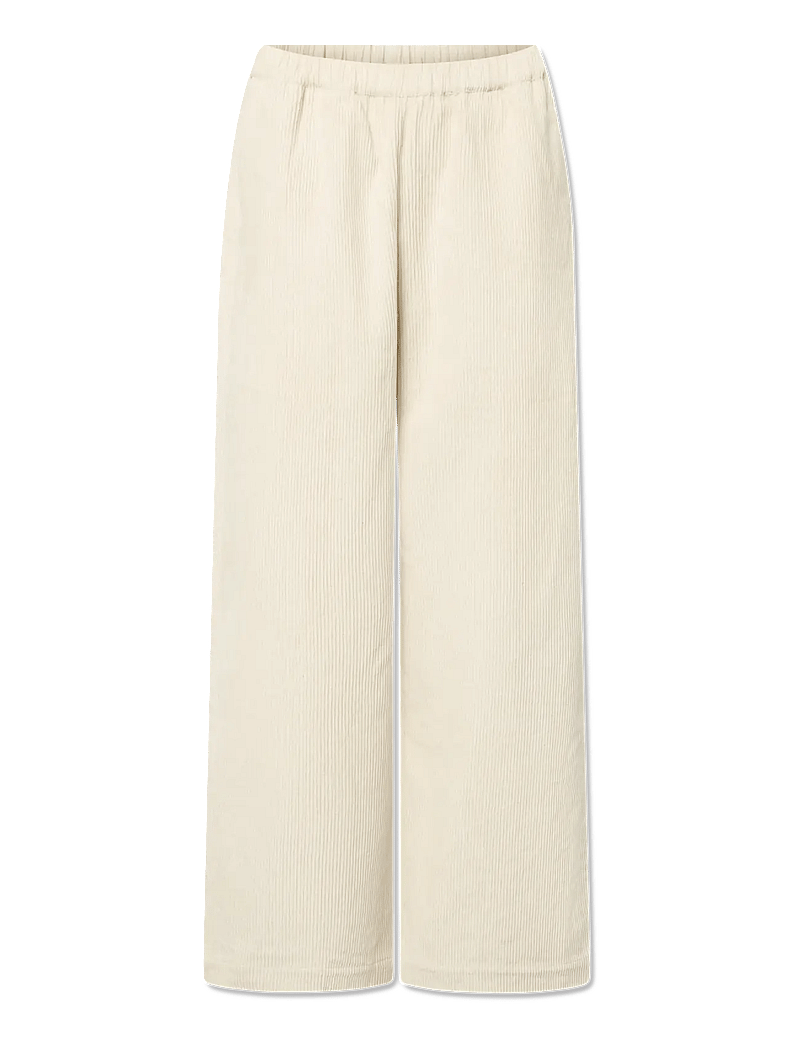 STUDIO FEDER - BELLA PANTS - CORDUROY - hosen mit weitem bein - undyed - 0