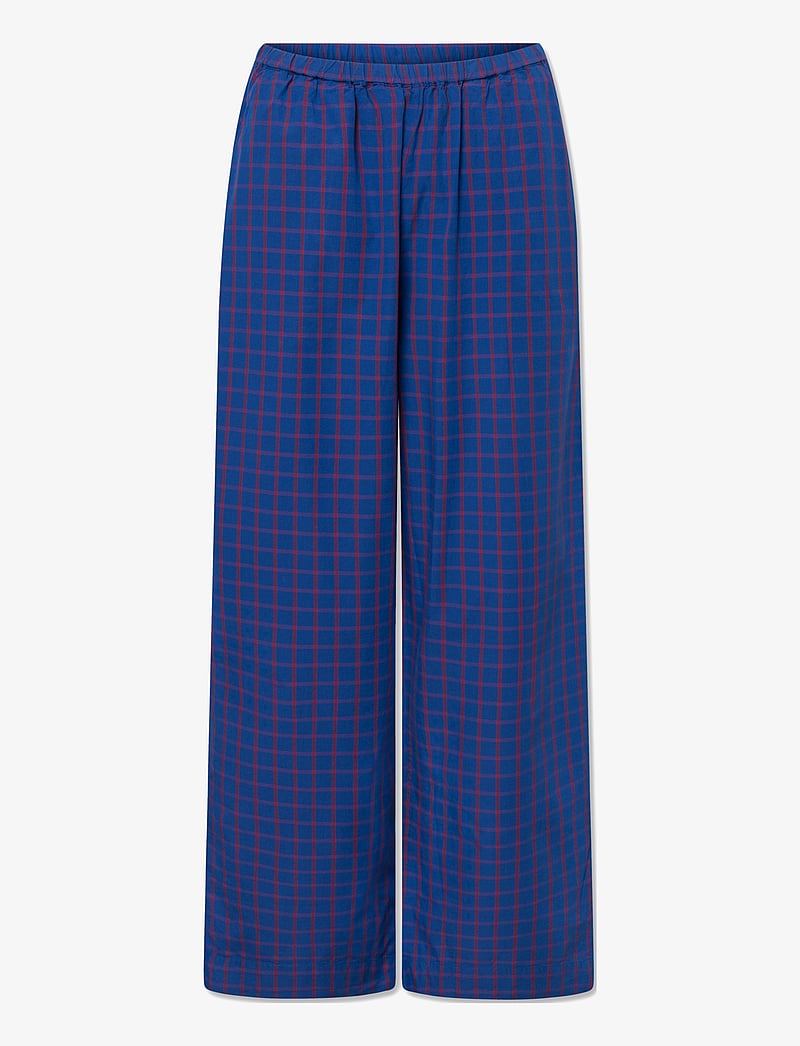 STUDIO FEDER - BELLA PANTS - POPLIN - wide leg trousers - arcade - 1