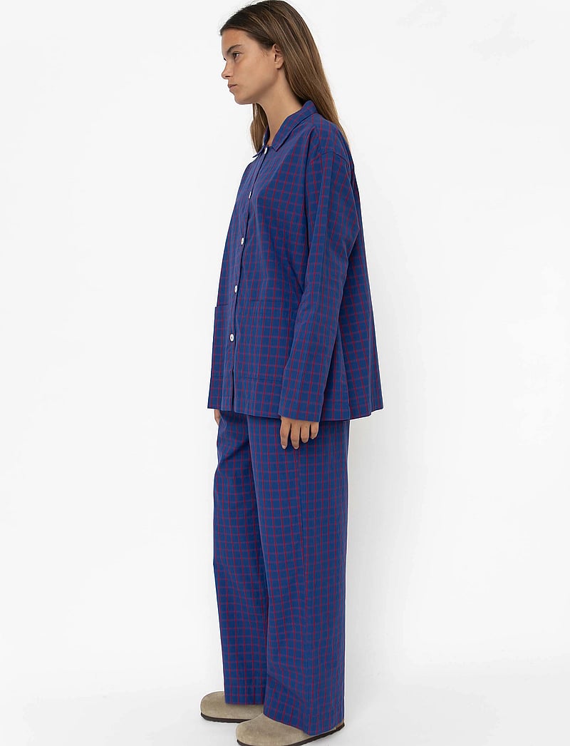 STUDIO FEDER - BELLA PANTS - POPLIN - wide leg trousers - arcade - 5