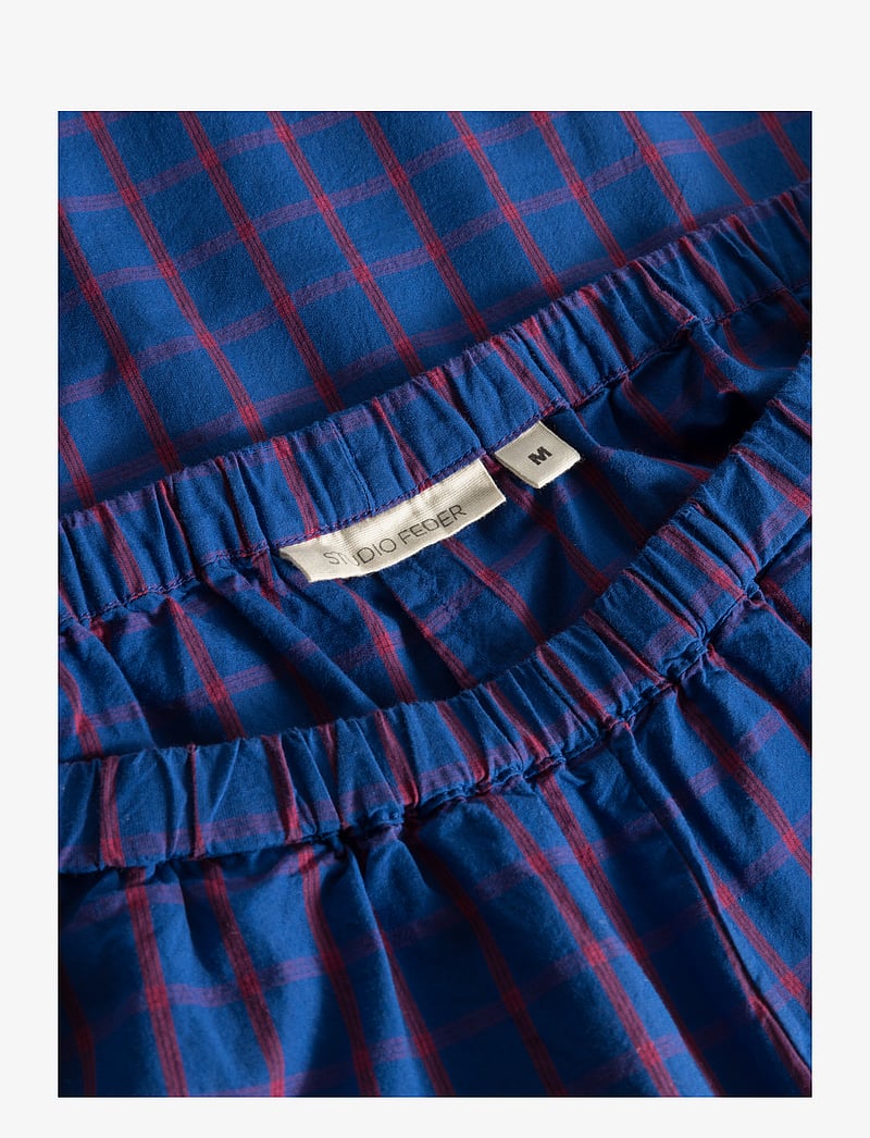 STUDIO FEDER - BELLA PANTS - POPLIN - wide leg trousers - arcade - 4