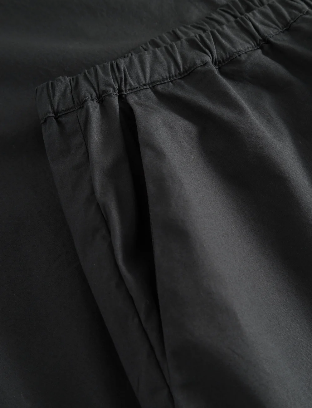 STUDIO FEDER - BELLA PANTS - POPLIN - hosen mit weitem bein - black - 3