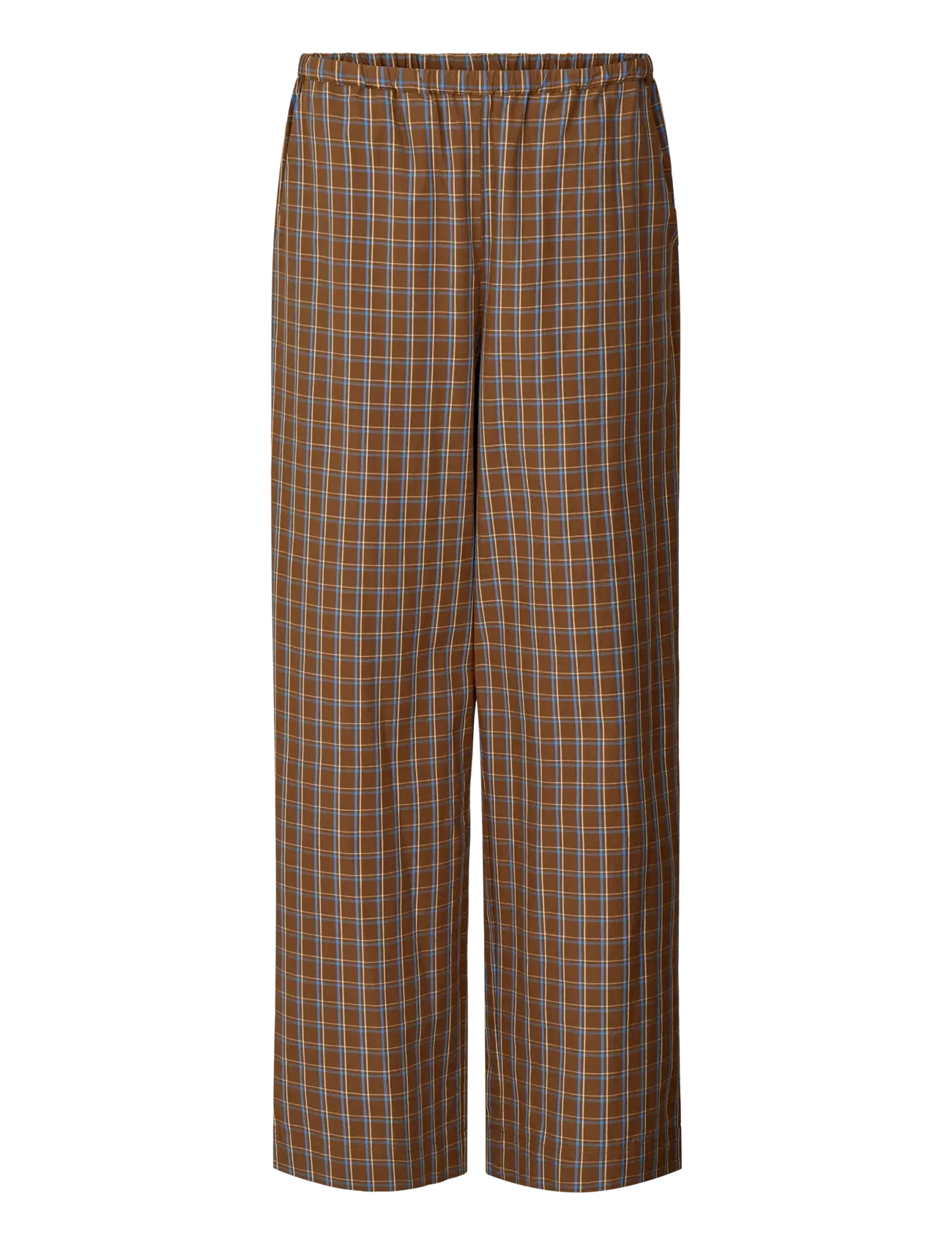 BELLA PANTS - POPLIN - CHESTNUT