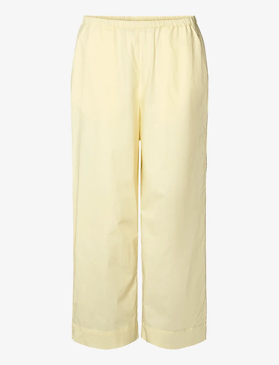 STUDIO FEDER - BELLA PANTS - wide leg trousers - lemon sorbet - 1