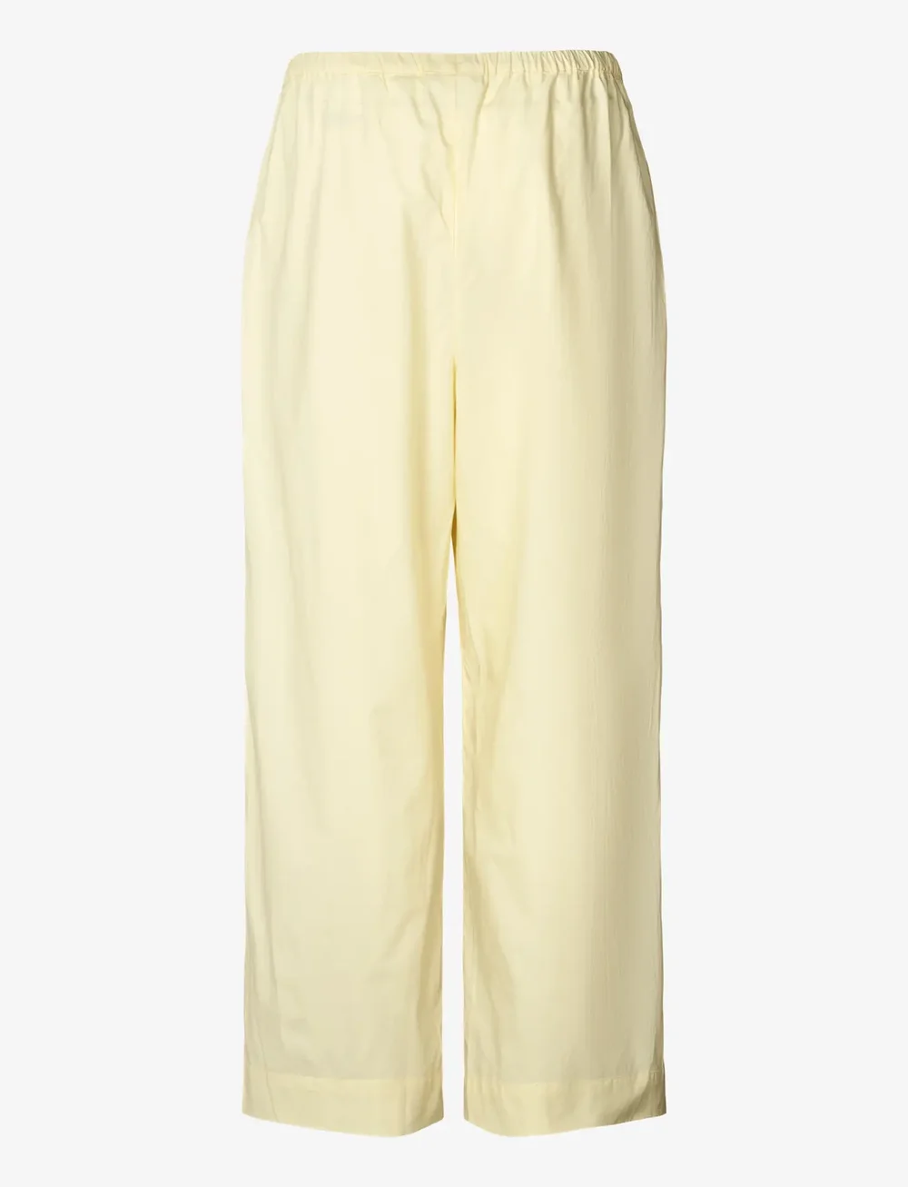 STUDIO FEDER - BELLA PANTS - POPLIN - hosen mit weitem bein - lemon sorbet - 2