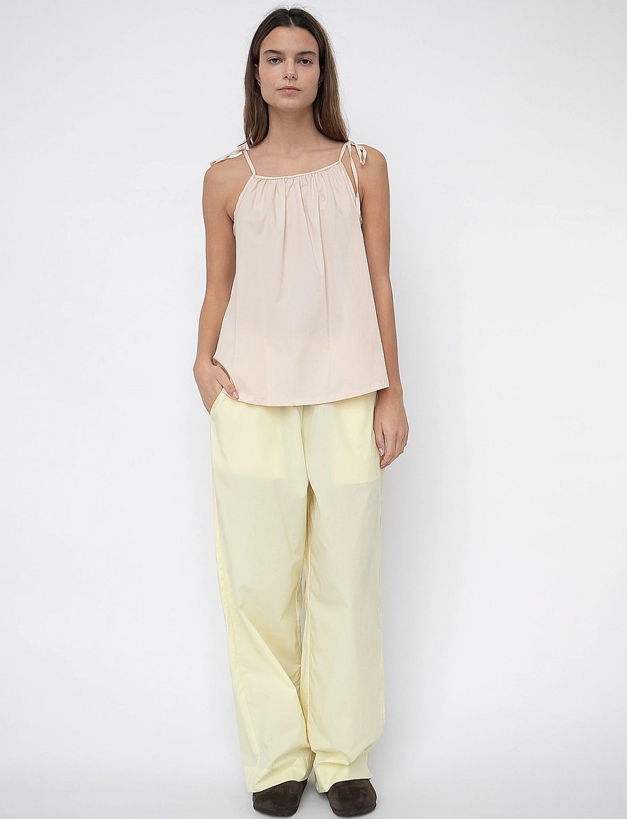 STUDIO FEDER - BELLA PANTS - wide leg trousers - lemon sorbet - 0