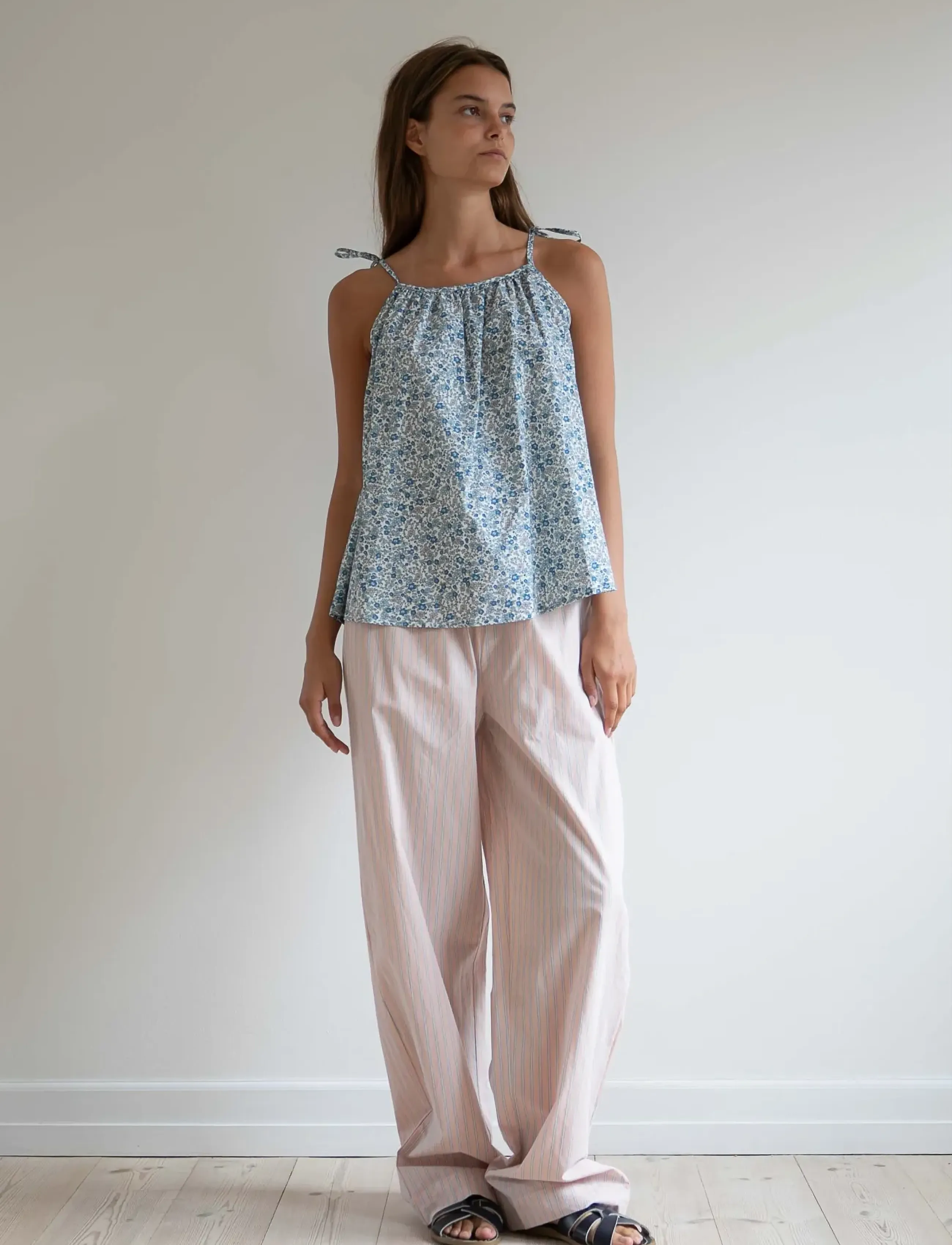 STUDIO FEDER - BELLA PANTS - POPLIN - wide leg trousers - sunday - 3