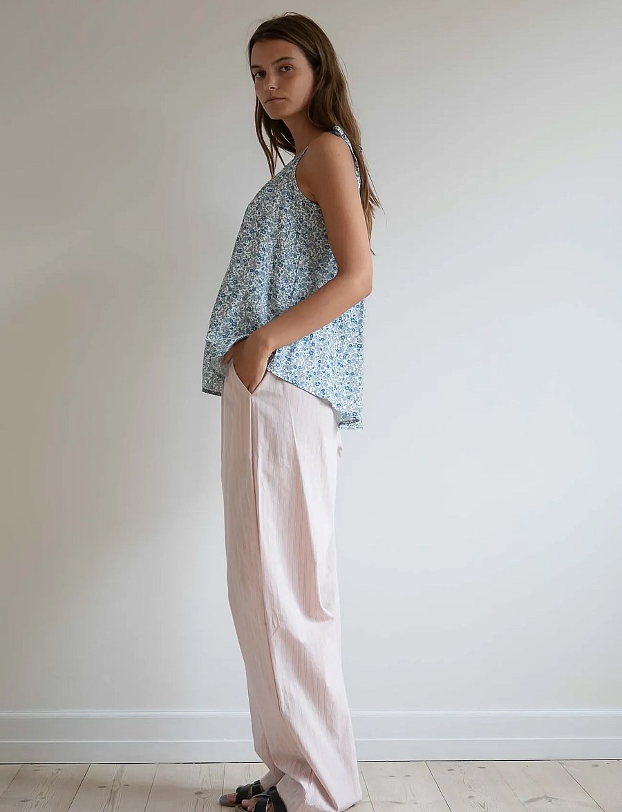 STUDIO FEDER - BELLA PANTS - POPLIN - wide leg trousers - sunday - 4