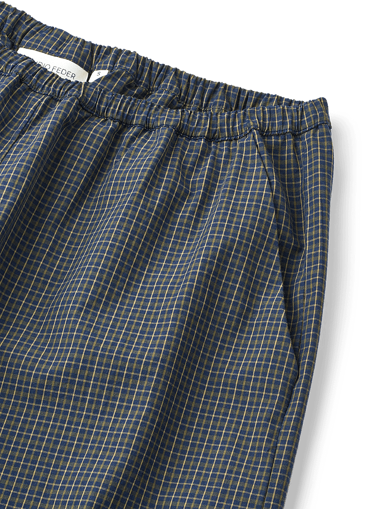 STUDIO FEDER - BELLA PANTS - POPLIN - bukser med brede ben - twillight - 2