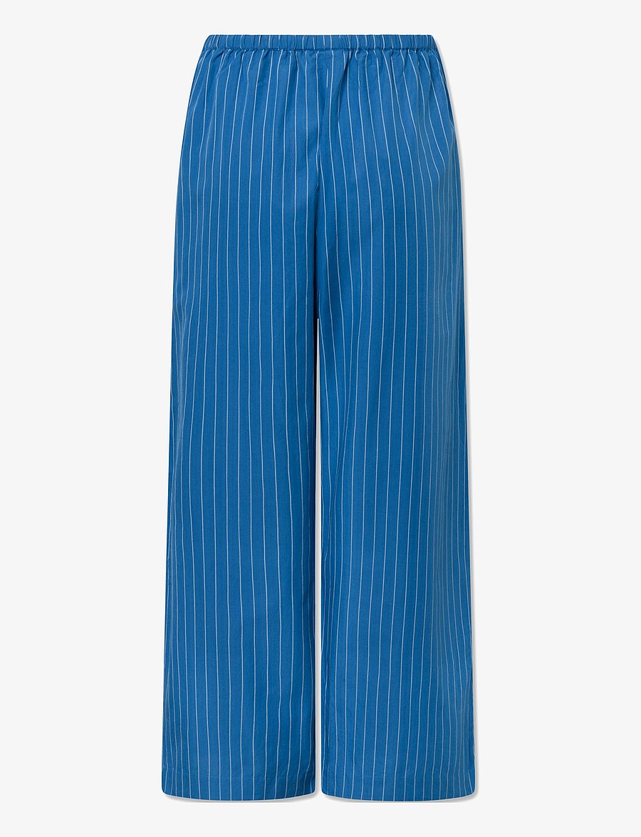 STUDIO FEDER - BELLA PANTS - POPLIN - bukser med brede ben - winter dip - 2