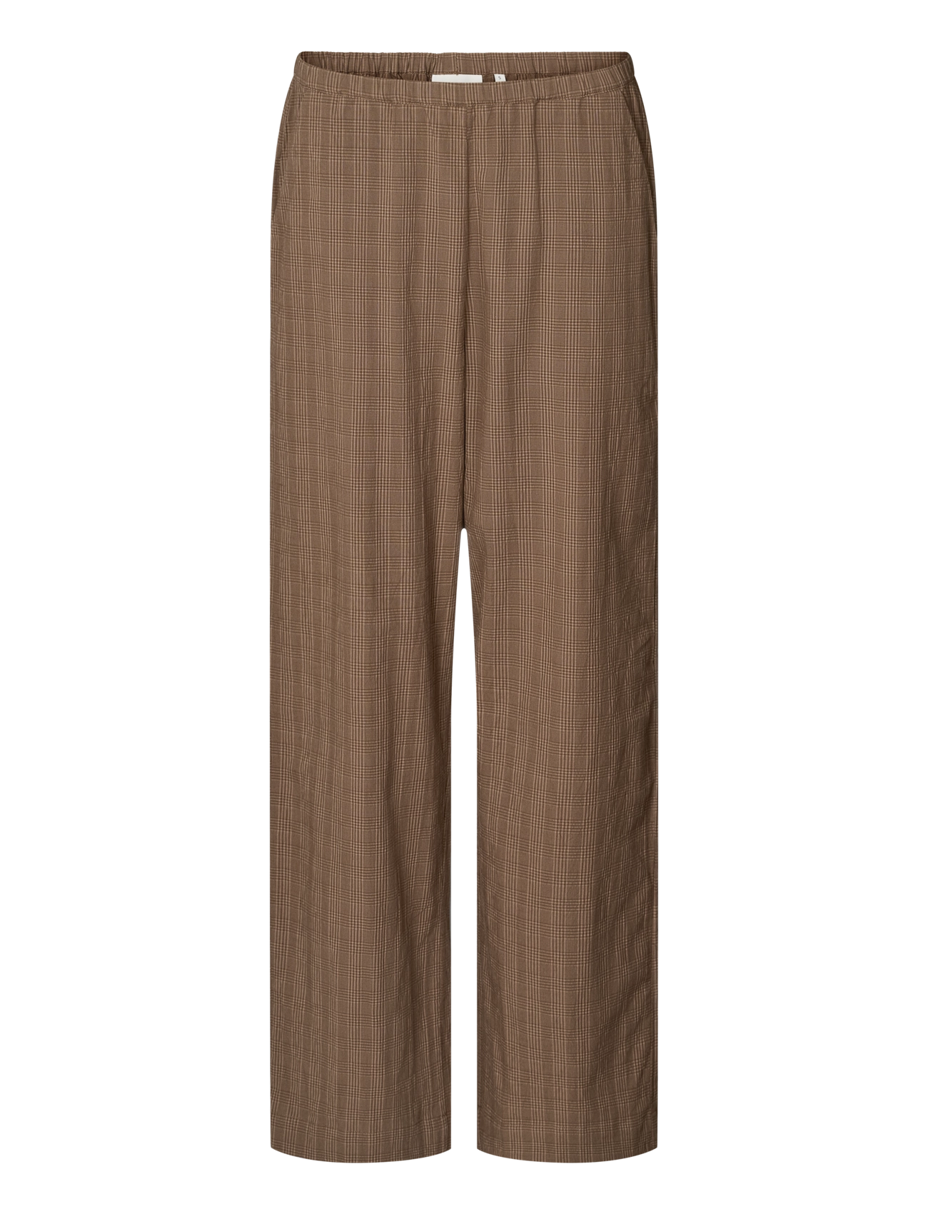 STUDIO FEDER - BELLA PANTS - hosen mit weitem bein - bruno check - 1