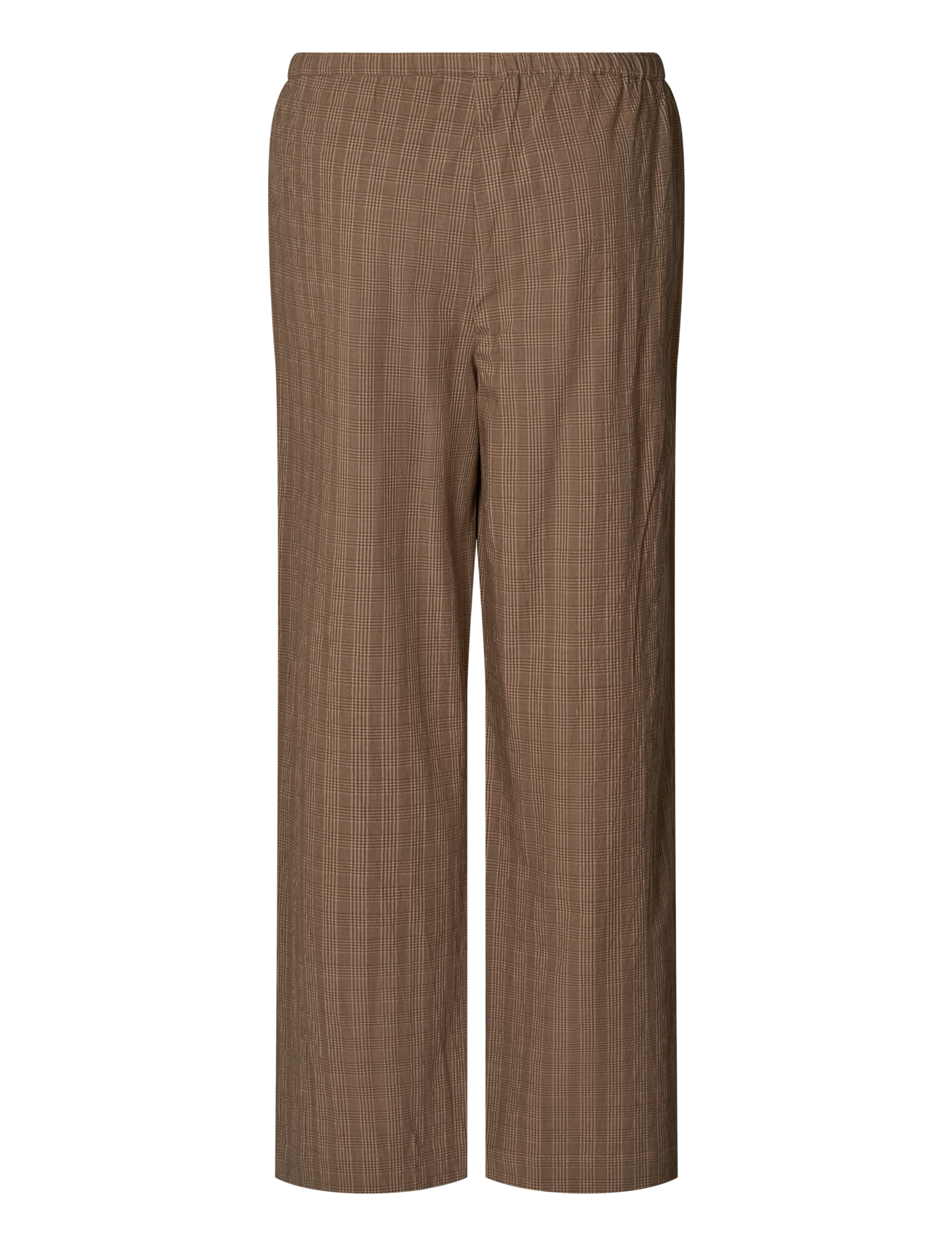 STUDIO FEDER - BELLA PANTS - hosen mit weitem bein - bruno check - 2