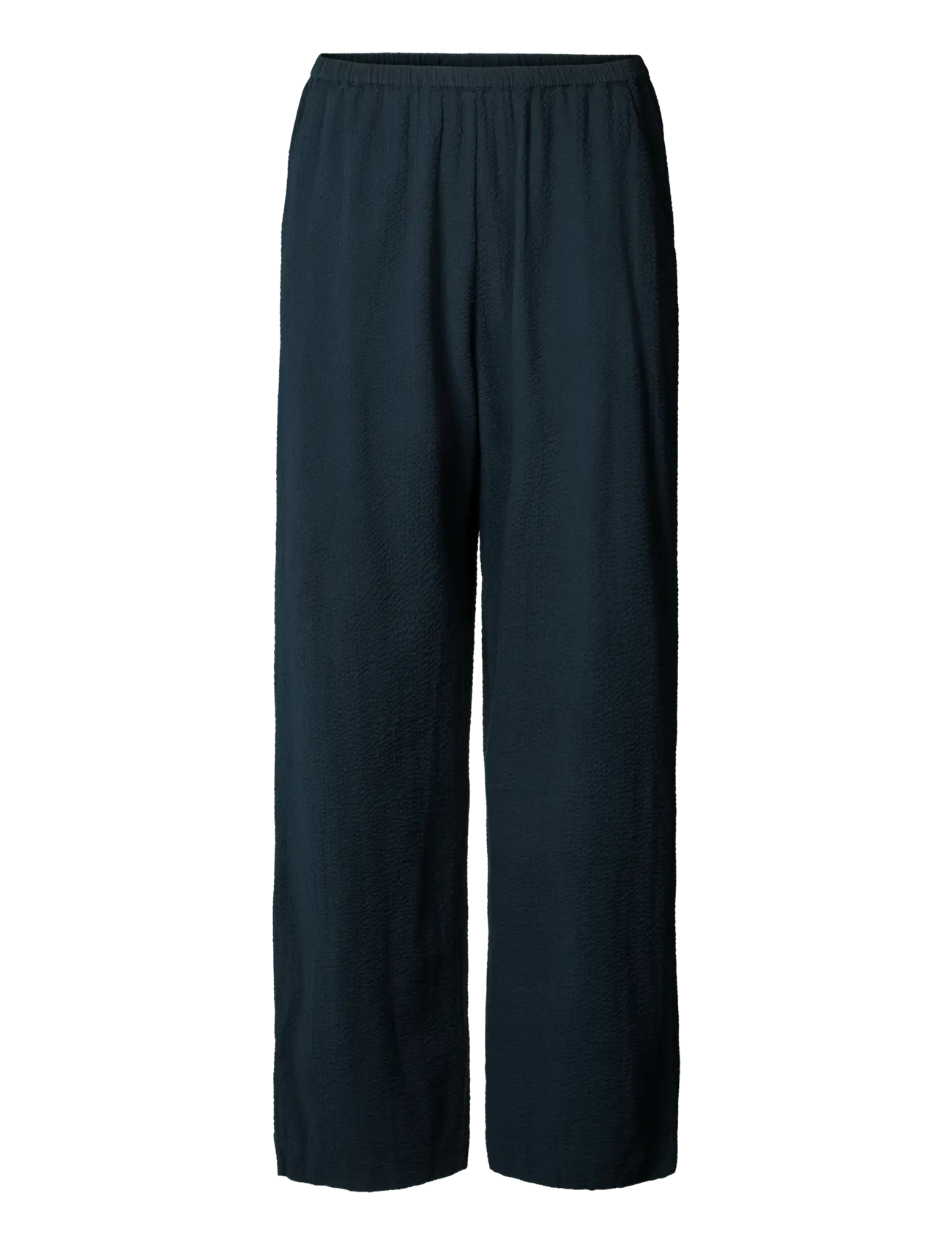 STUDIO FEDER Bella Pants, Kvinder, Vide Bukser, Navy, Str: S