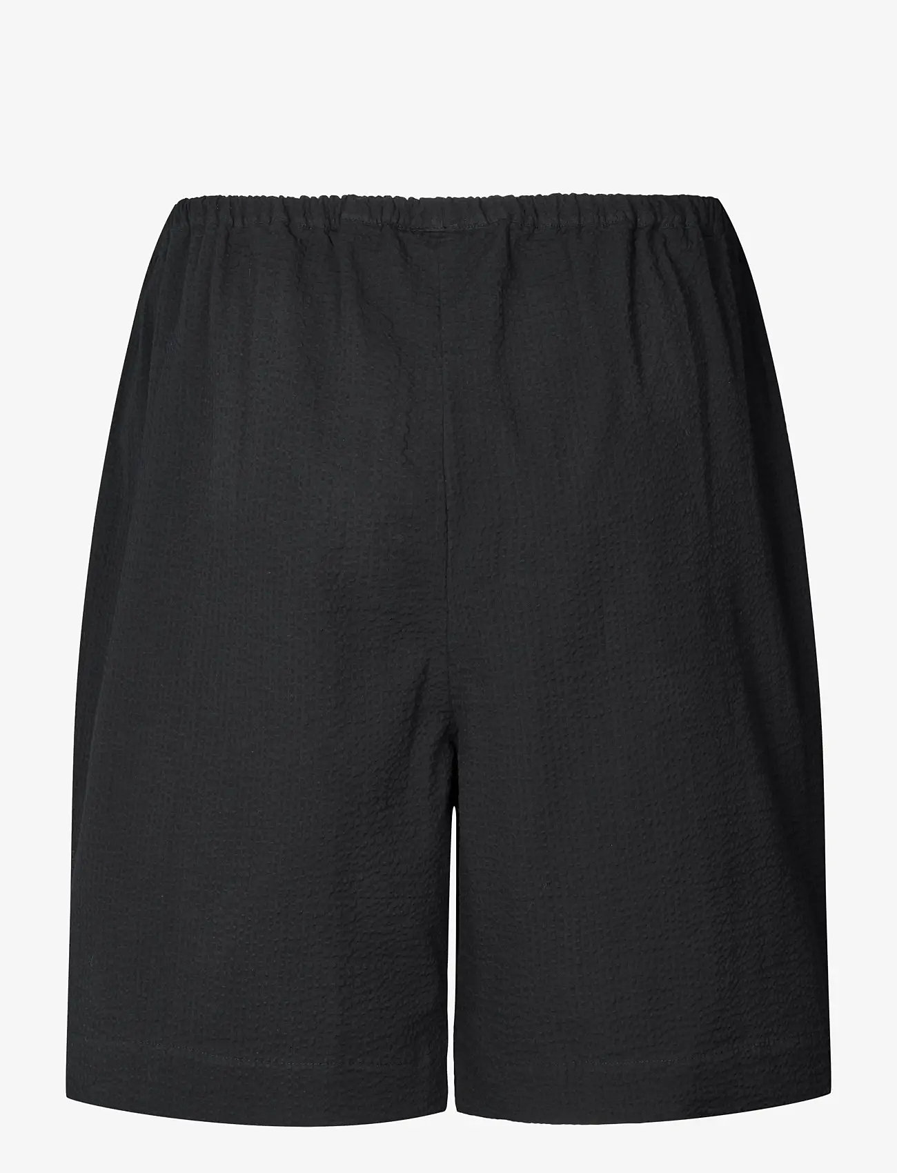 STUDIO FEDER - NORAH SHORTS - SEERSUCKER - casual shorts - black - 2