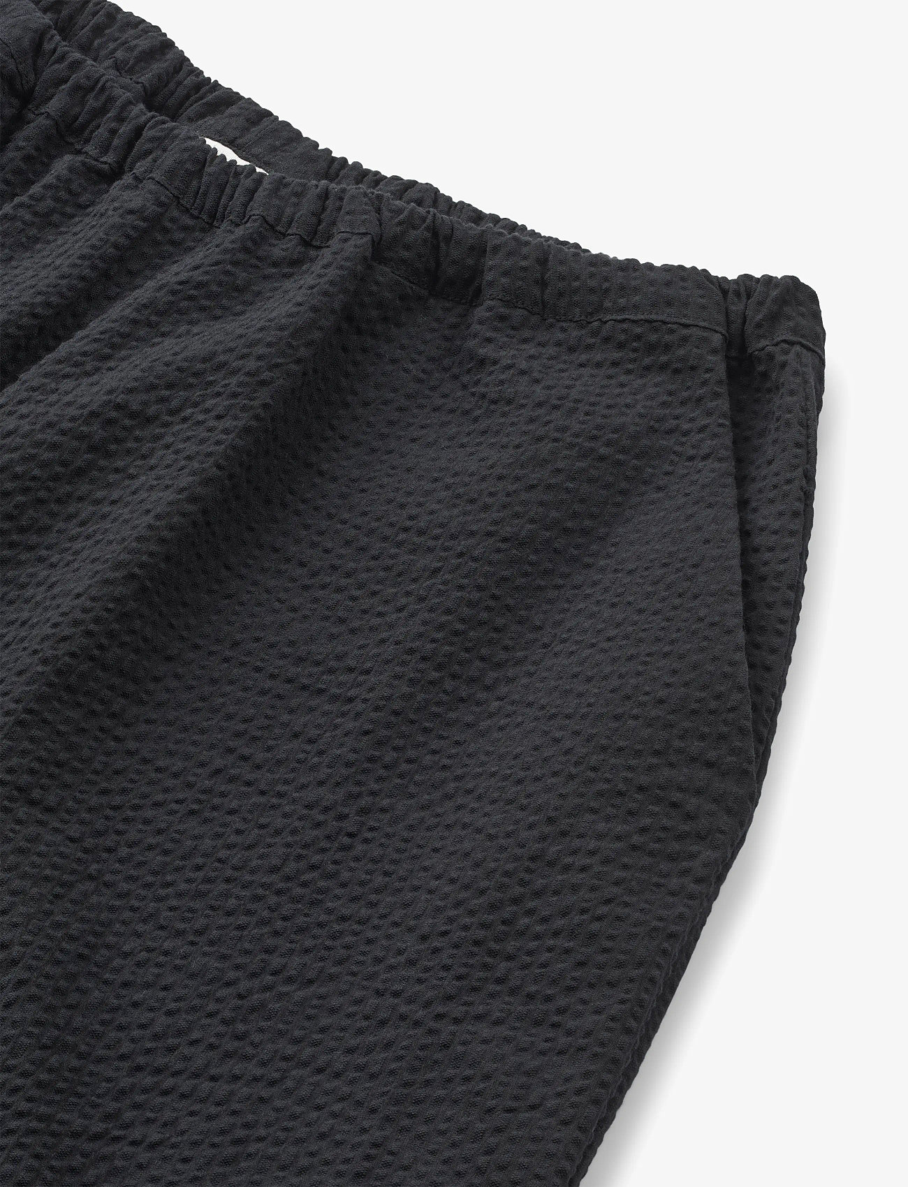 STUDIO FEDER - NORAH SHORTS - SEERSUCKER - casual shorts - black - 3