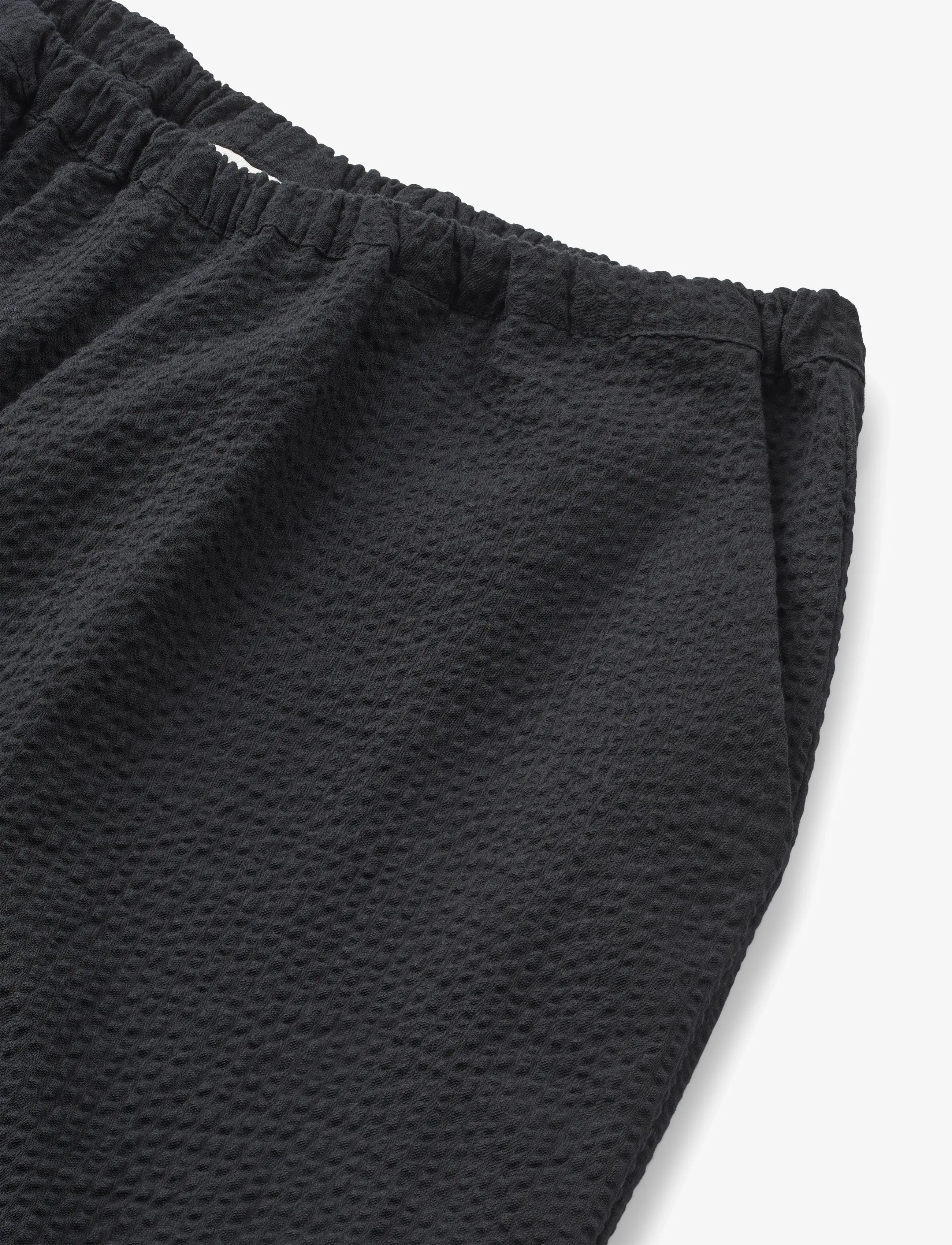 STUDIO FEDER - NORAH SHORTS - SEERSUCKER - casual shorts - black - 3