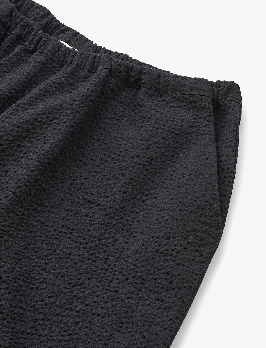 STUDIO FEDER - NORAH SHORTS - SEERSUCKER - casual shorts - black - 3
