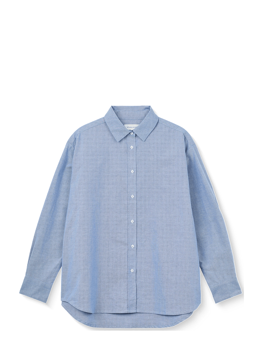 STUDIO FEDER - JOSIE SHIRT - oxford blue - 1